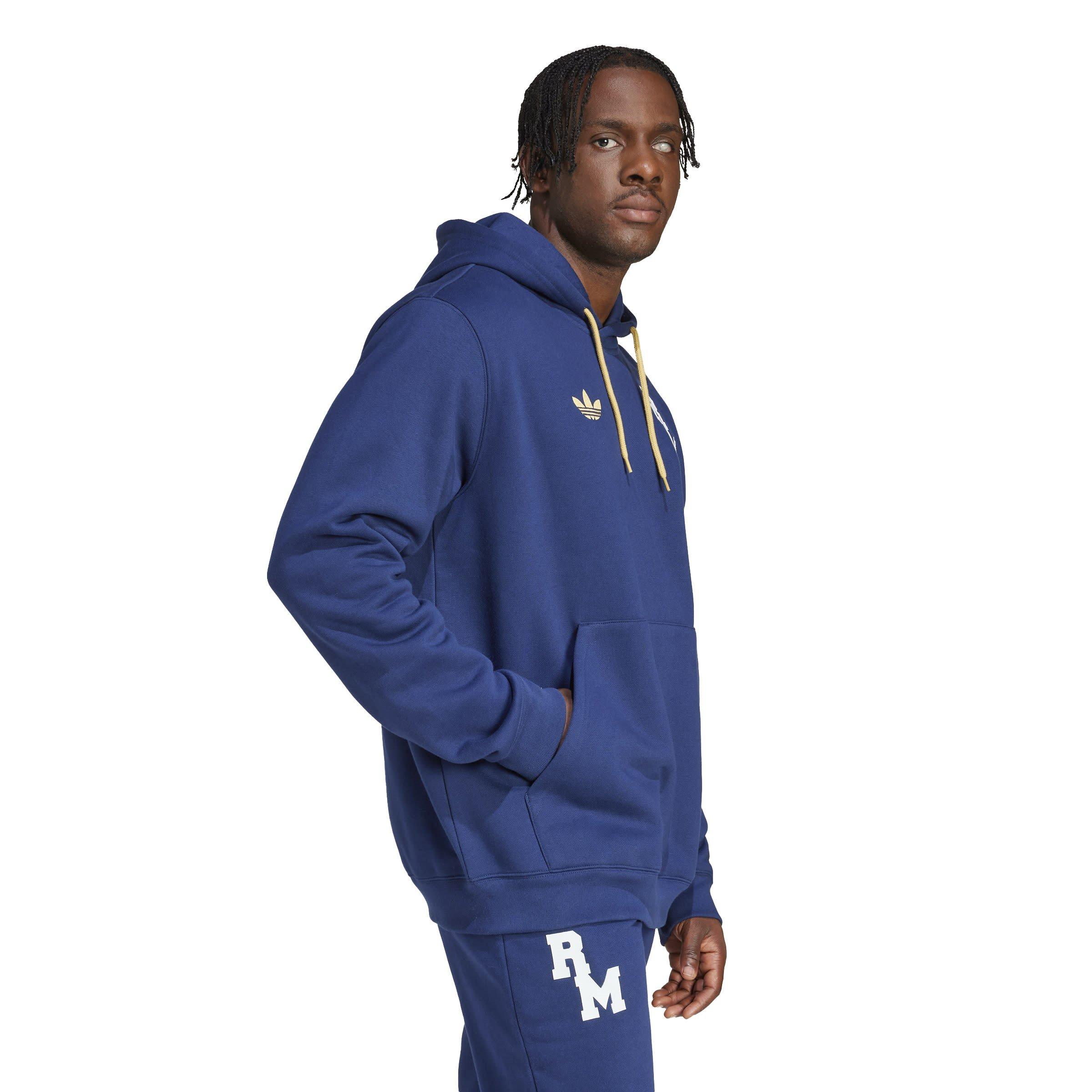 Navy - adidas - Real Madrid VRCT Hoodie Adults - 4