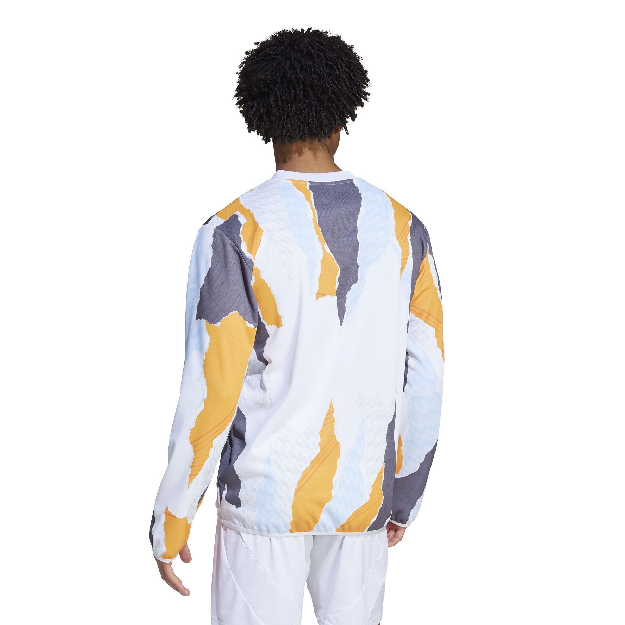 Bianco/Azzurro - adidas - Real Madrid Pre Match Drill Top 2025 2026 Adults - 3