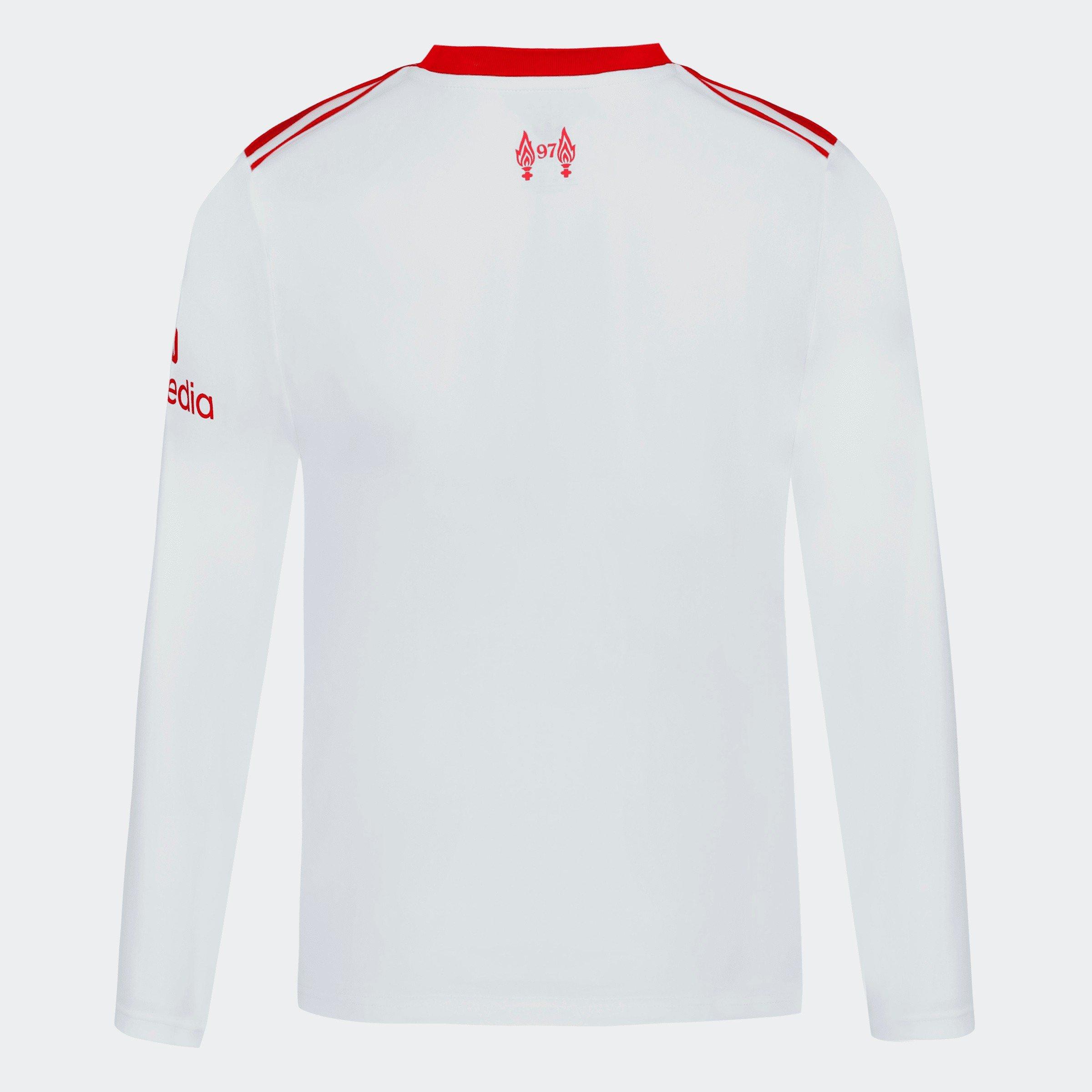 White - adidas - Liverpool 26/27 Long Sleeve Away Fan Jersey Kids - 2