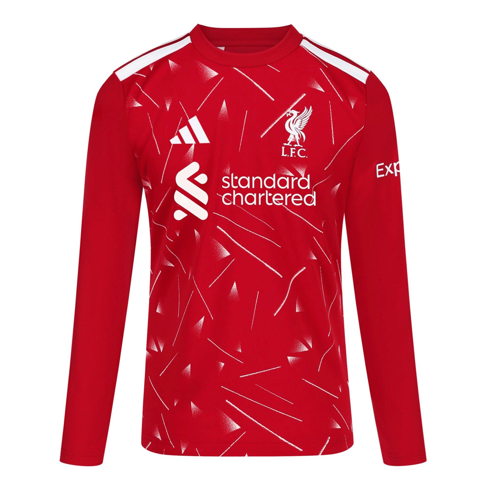 adidas Liverpool 26/27 Long Sleeve Fan Jersey Mens