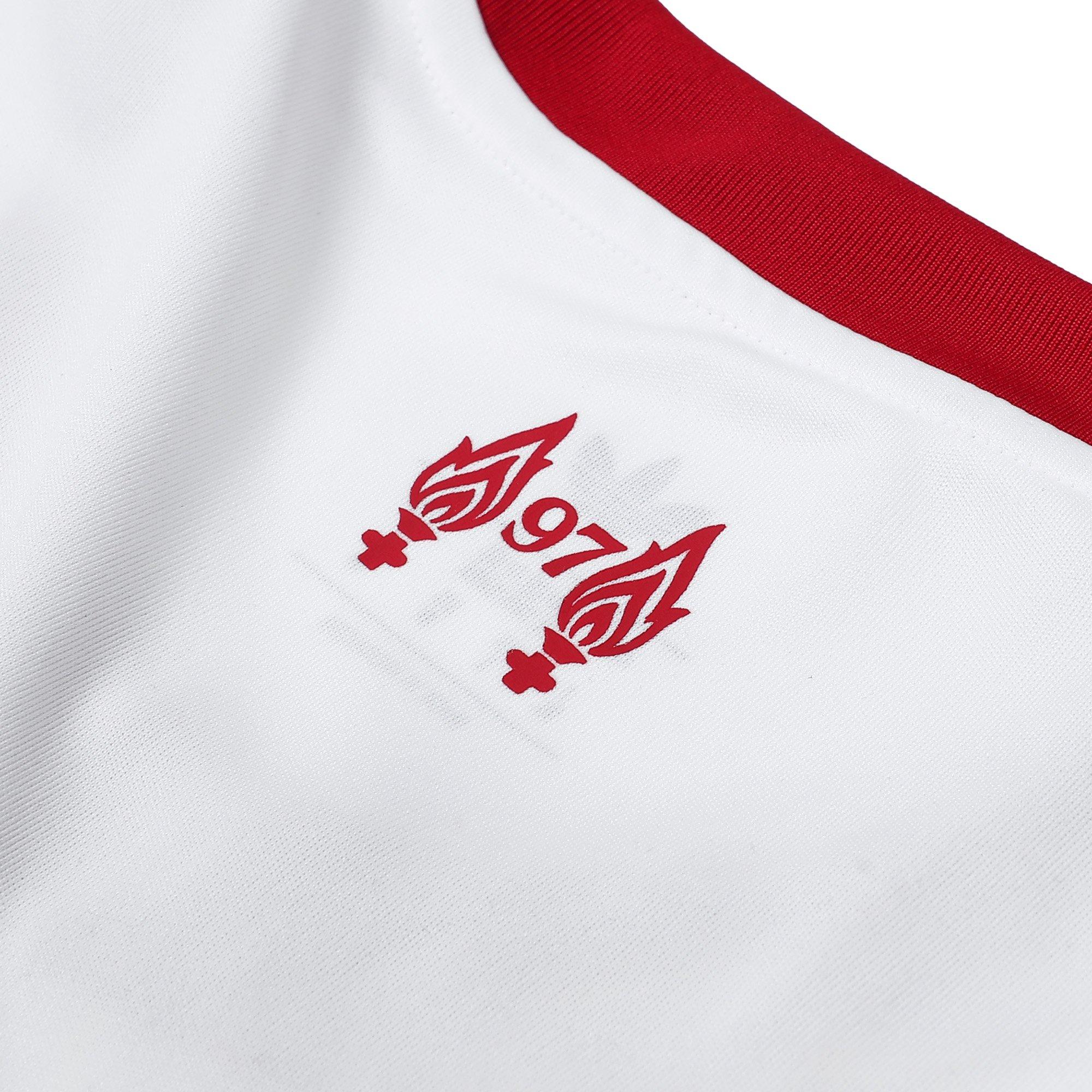 White - adidas - Mens Liverpool Away Long Sleeve T-Shirt - 5