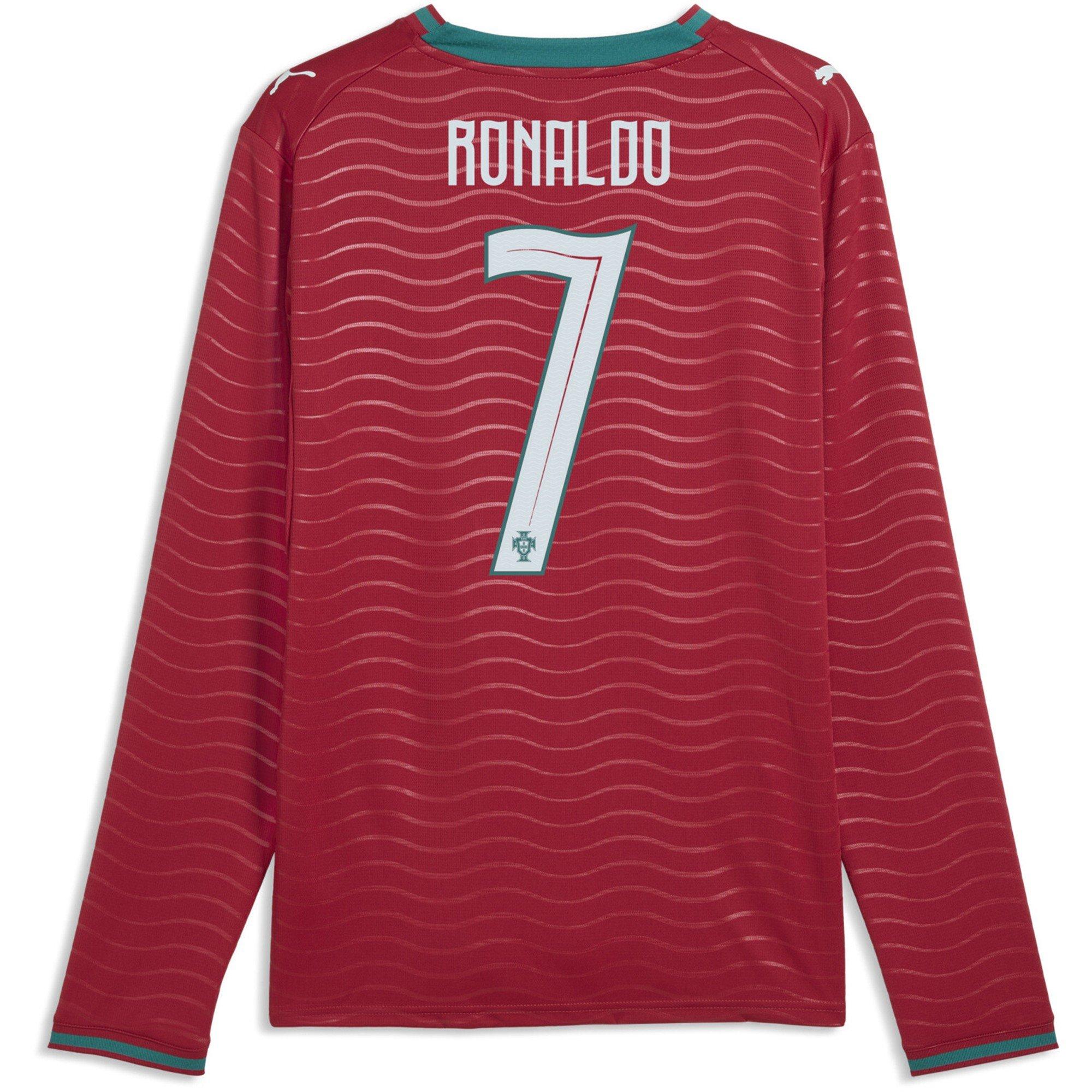Ronaldo 7 - Puma - PUMA Portugal Ronaldo Long Sleeve Home Shirt 2026 - 2