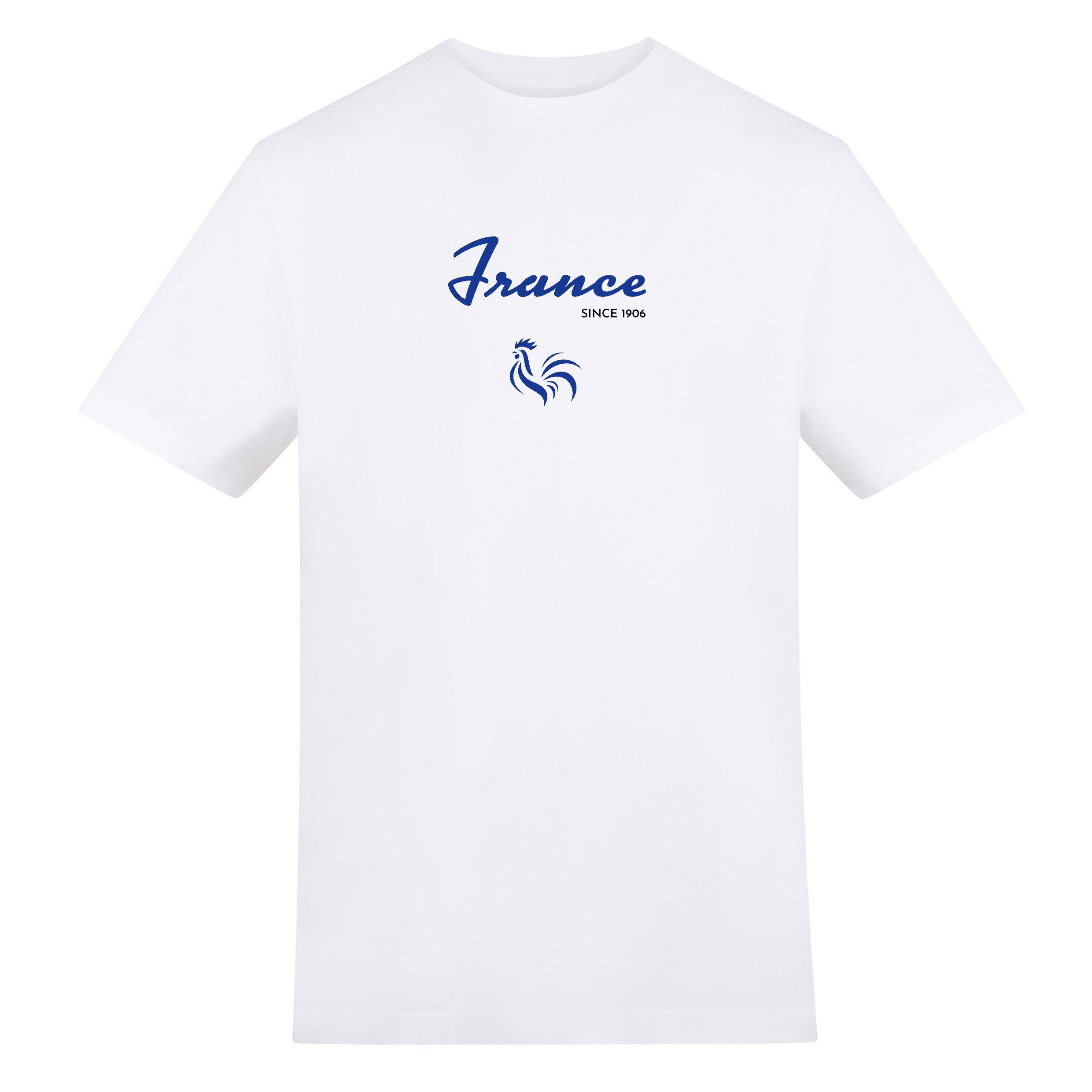 Adults Printed France Rugby Fan Tee