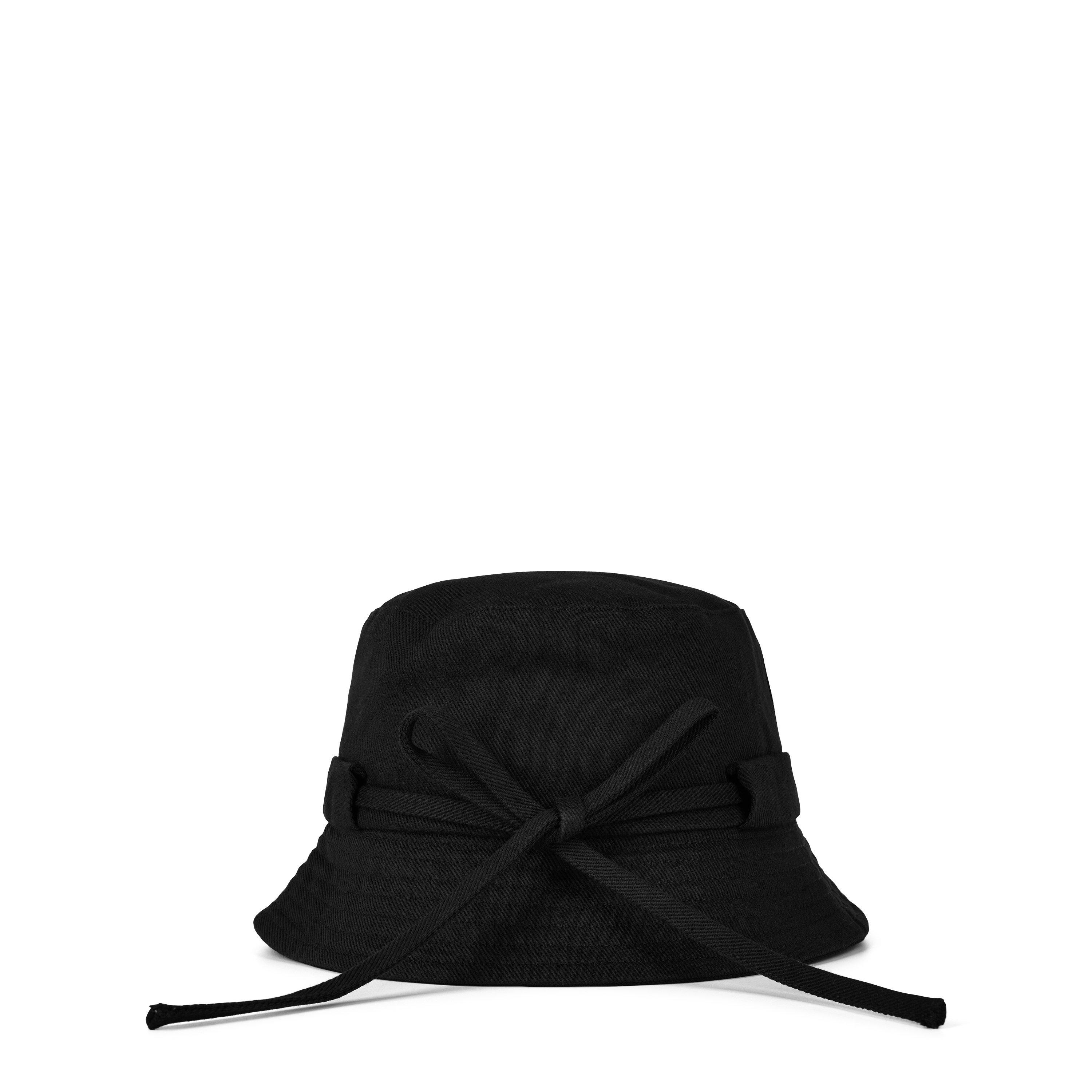 Black - Jacquemus - Le Bob Gadjo Brand-Plaque Cotton Bucket Hat - 4