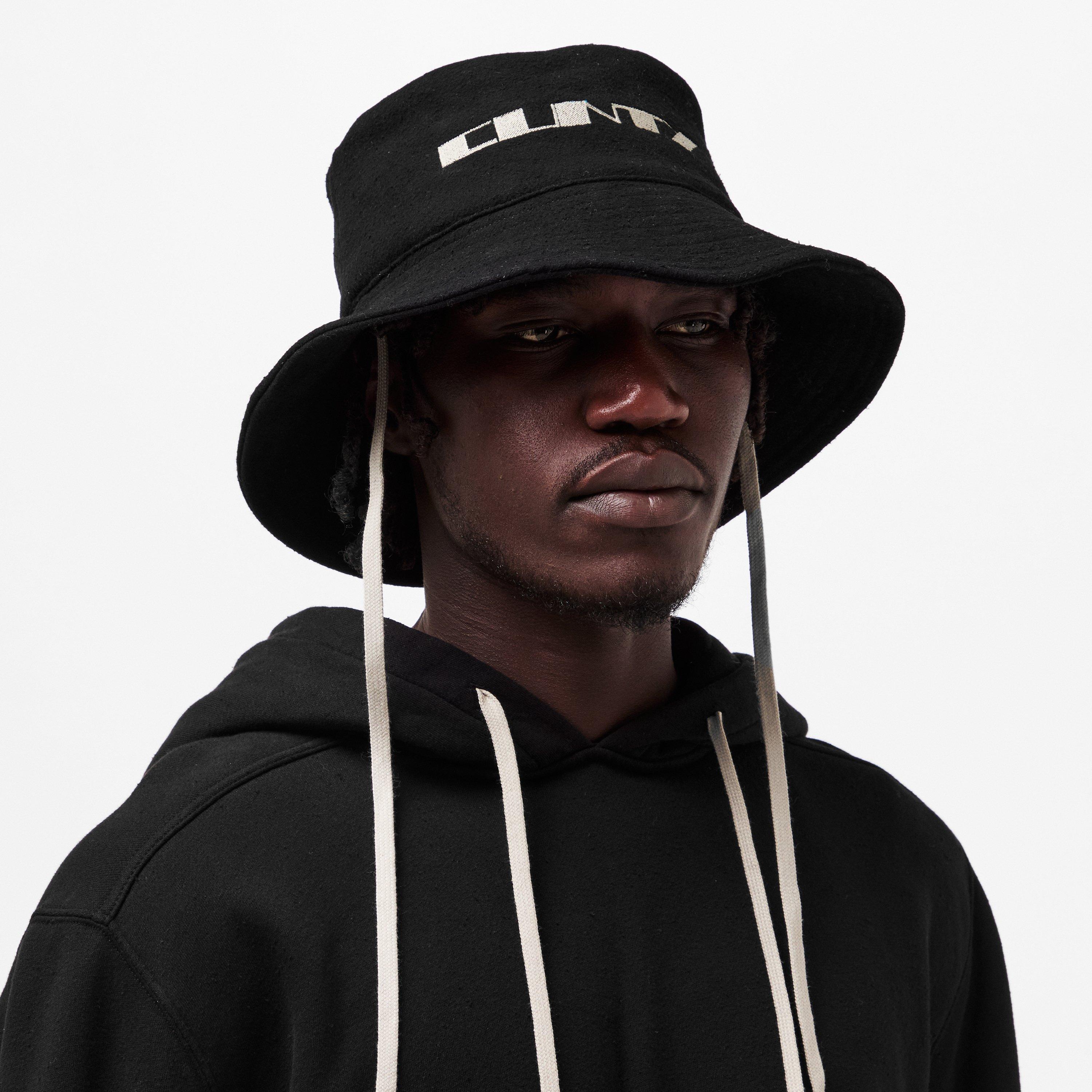 Black 0908 - Rick Owens Drkshdw - Men's Gilligan Bucket Hat - 3