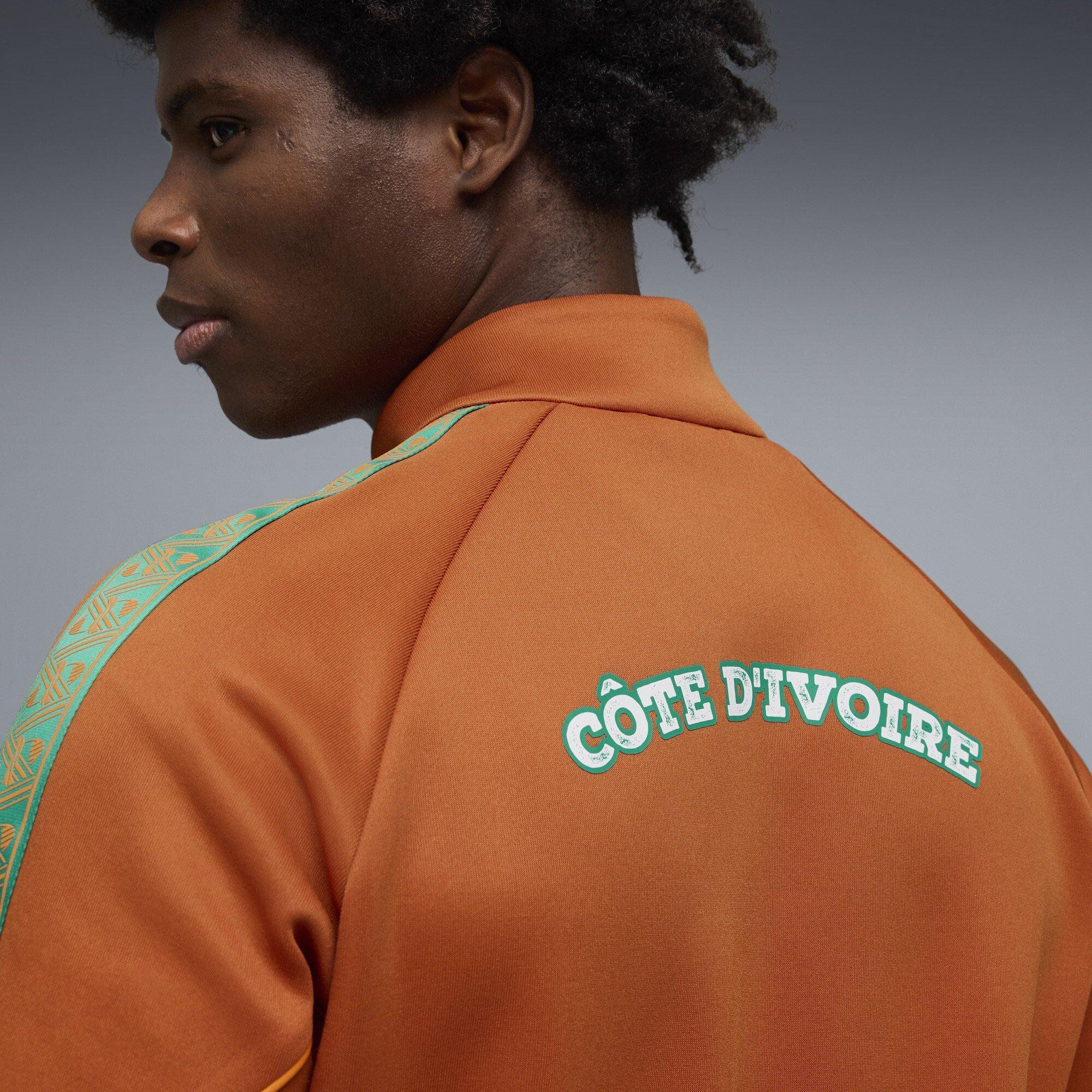 Bruin/Wit - Puma - Men's Ivory Coast Tracksuit Top - 5