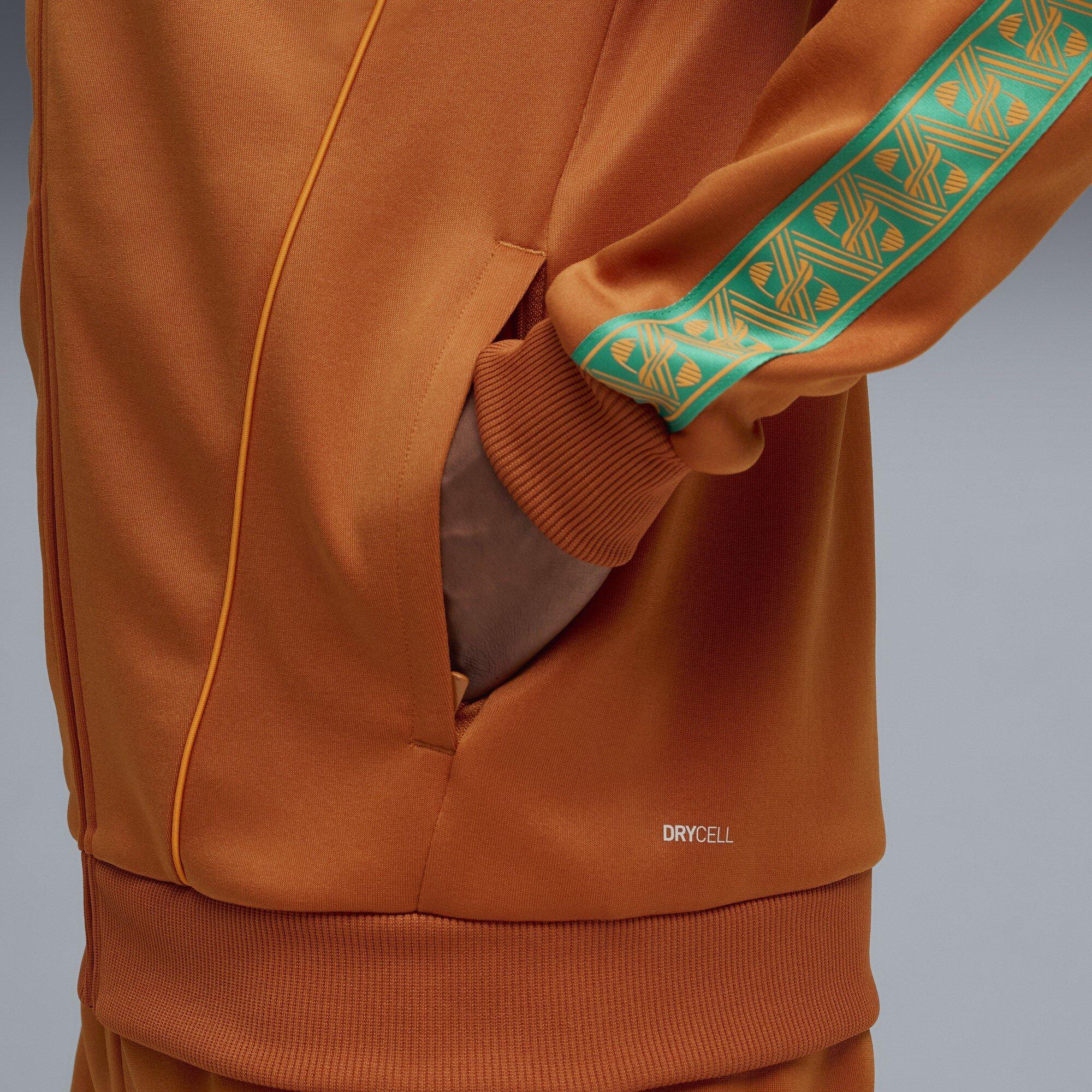 Bruin/Wit - Puma - Men's Ivory Coast Tracksuit Top - 6