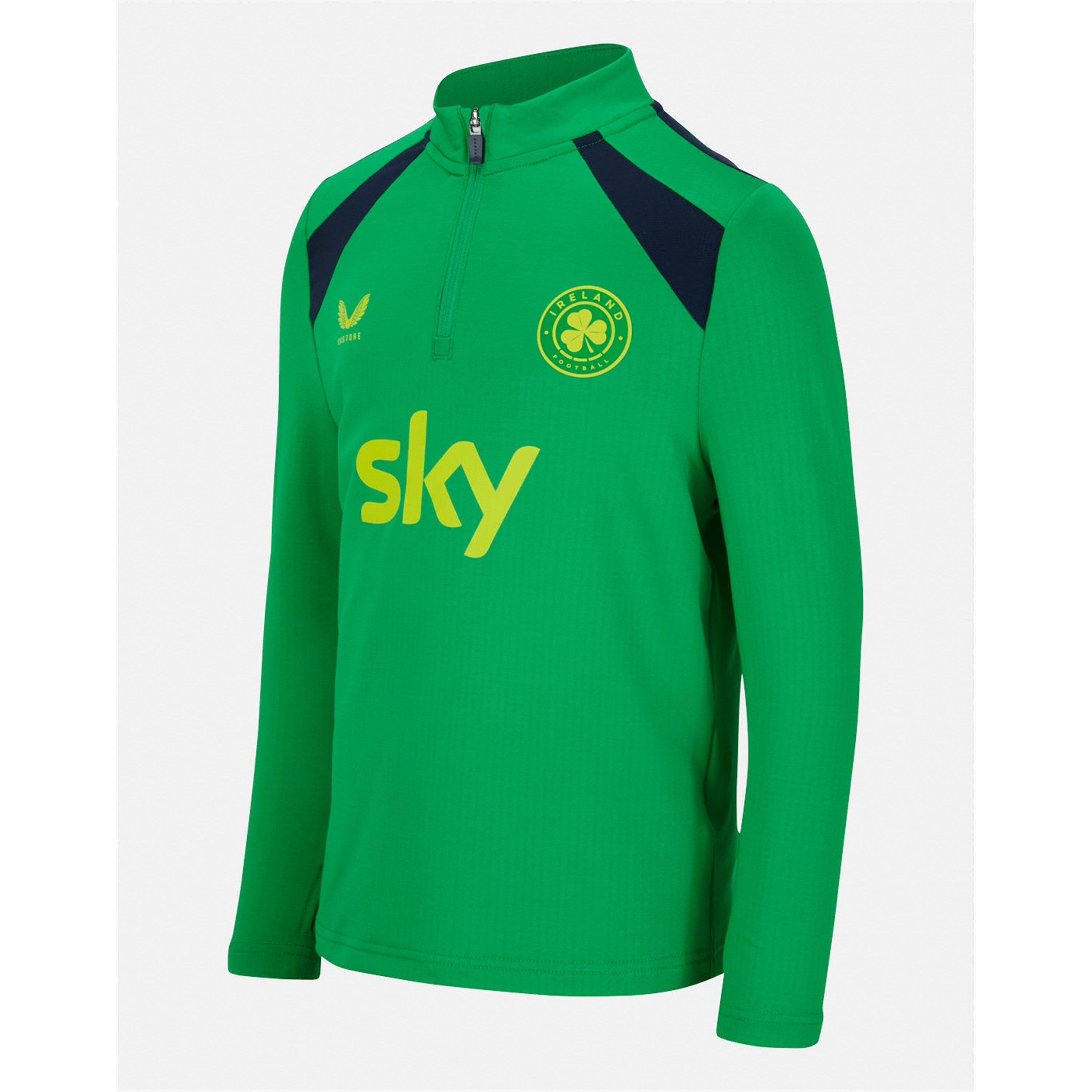 Groen/Blauw - Castore - Castore Ireland Performance Midlayer Top Senior - 3