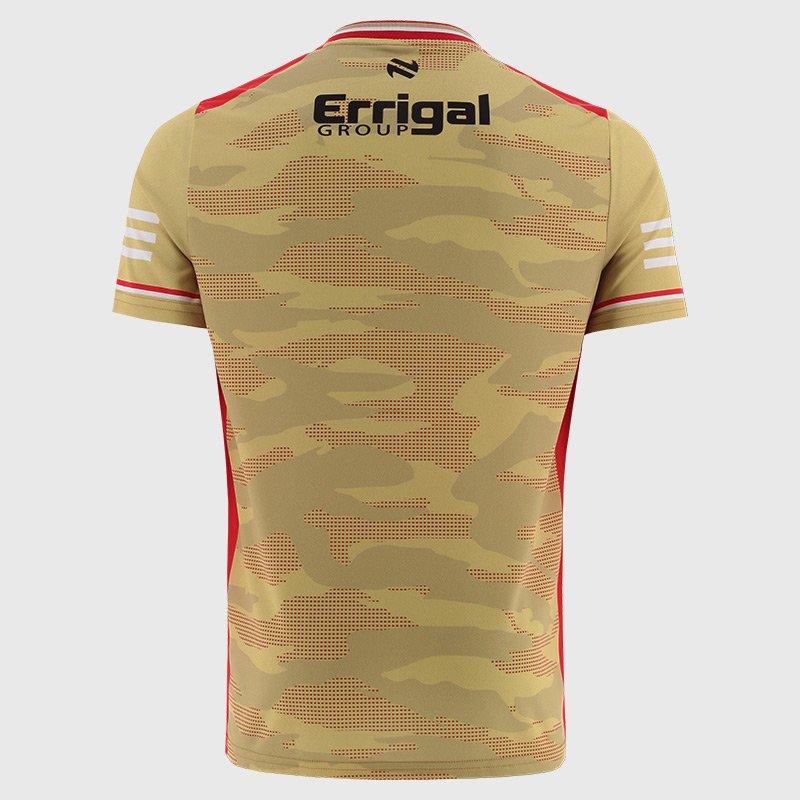 Gold/Red - ONeills - Derry GAA Senior Training Jersey 2025 - 2