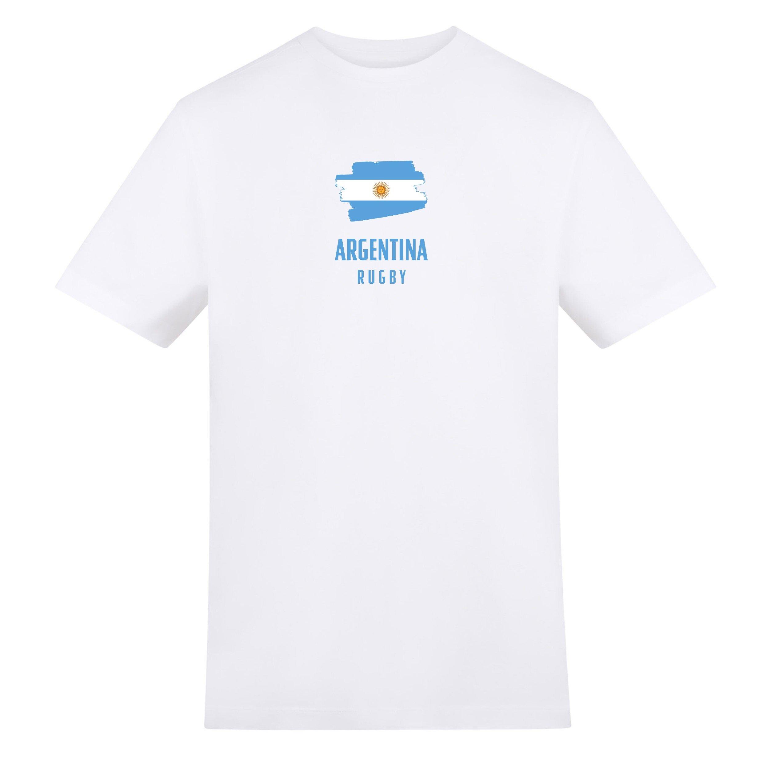 Adults Printed Argentina Rugby Fan Tee