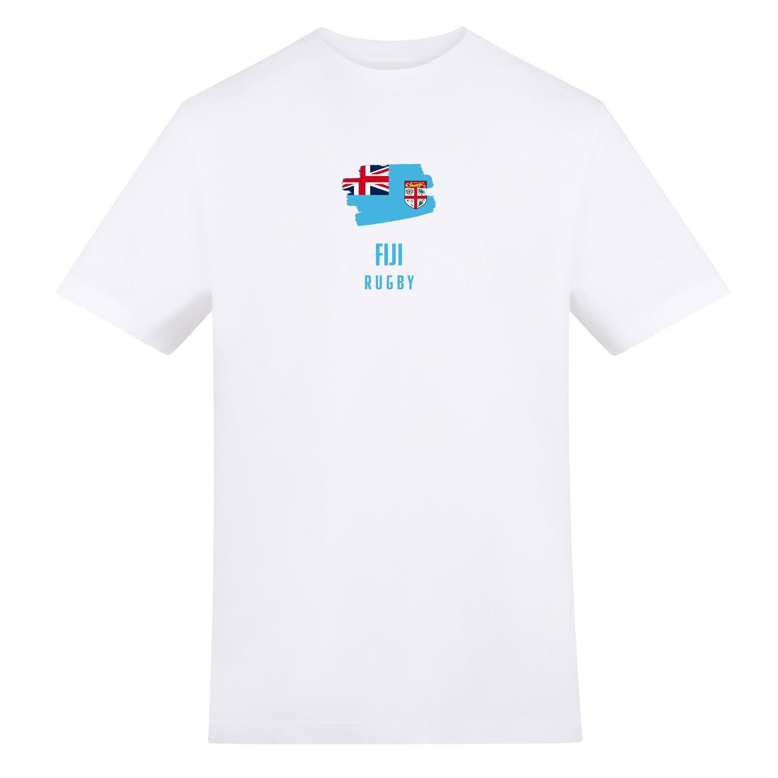 Adults Printed Fiji Rugby Fan Tee