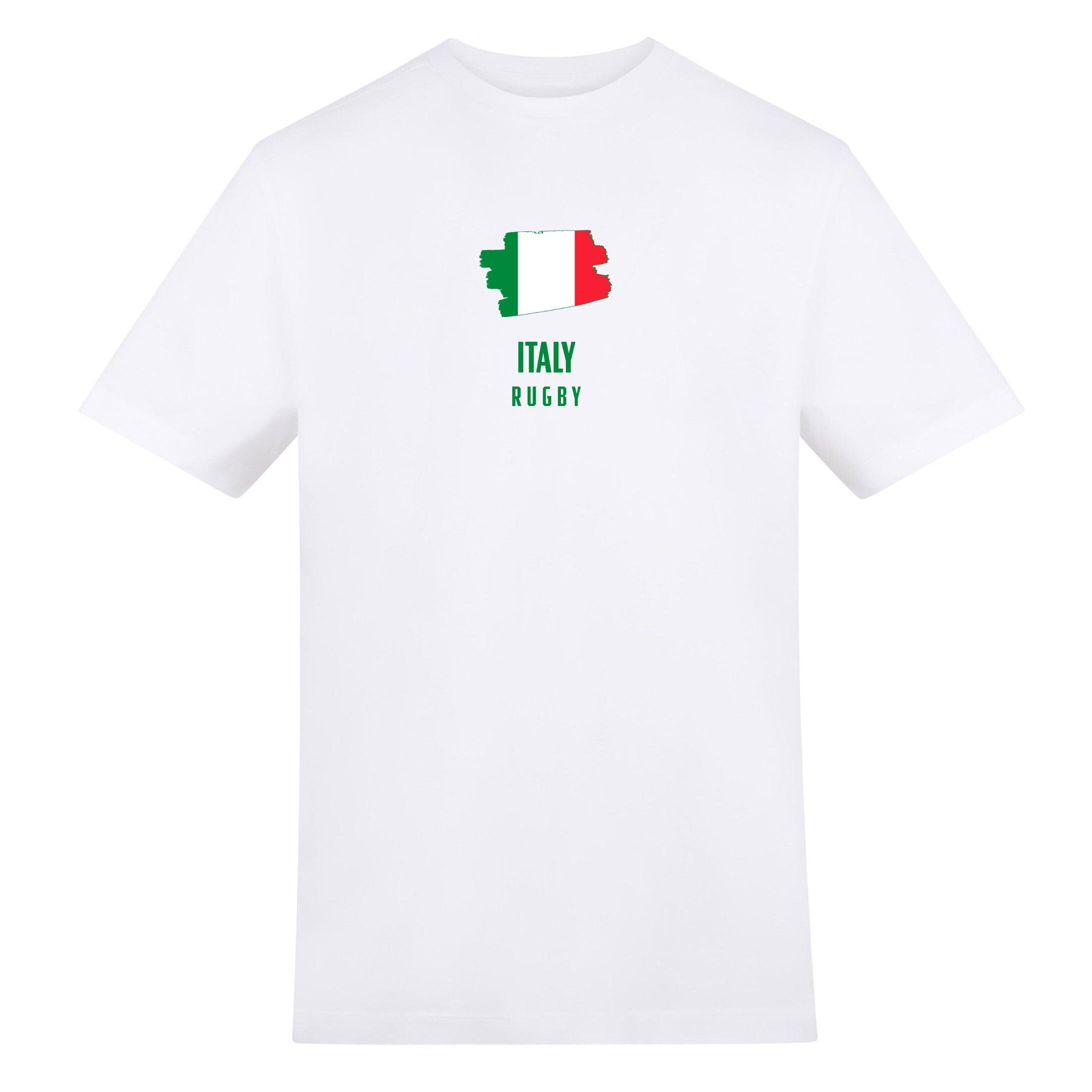 Adults Printed Italy Rugby Fan Tee
