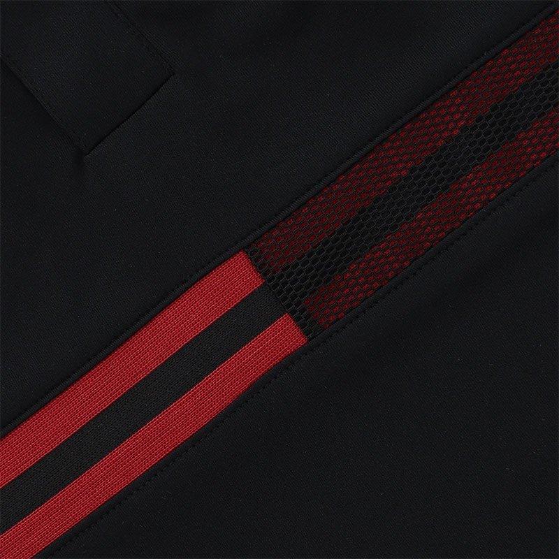 Blk/Chilli/Rhod - ONeills - Oneills Cork Short Sleeve Performance Polo Senior - 6