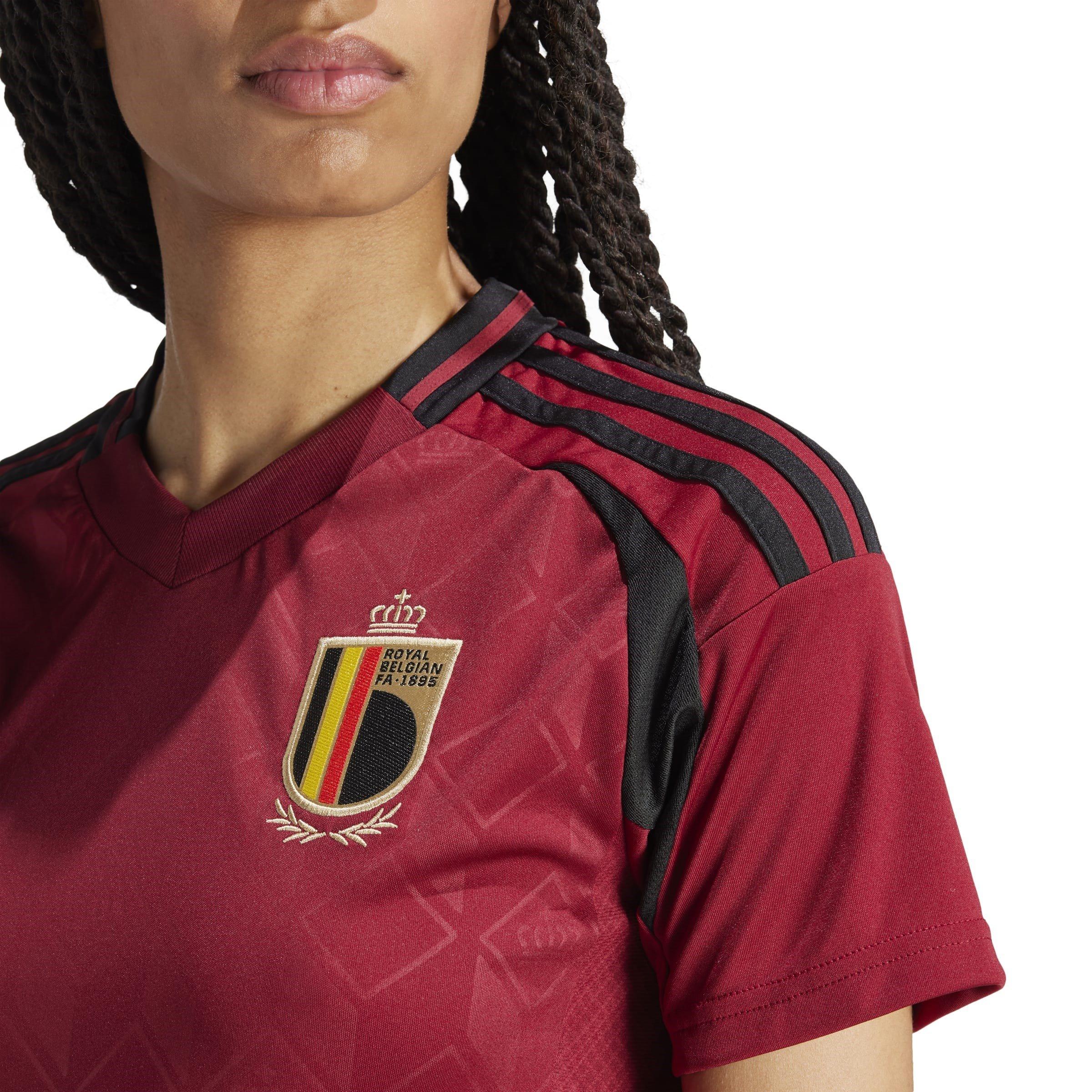 Red - adidas - Belgium Home Shirt 2024 Womens - 6