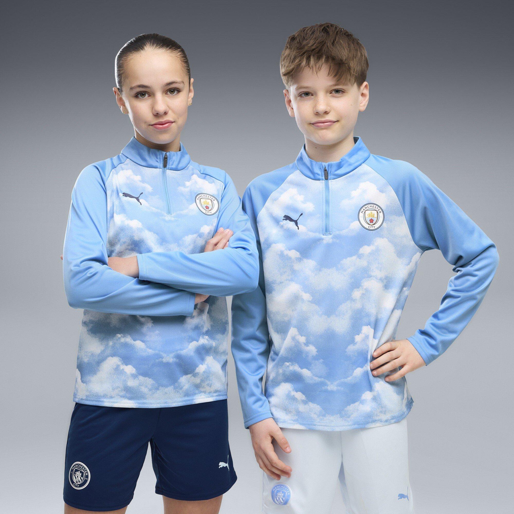 Blå/Marineblå - Puma - Manchester City Pre Match Drill Top 2026/27 Juniors - 3