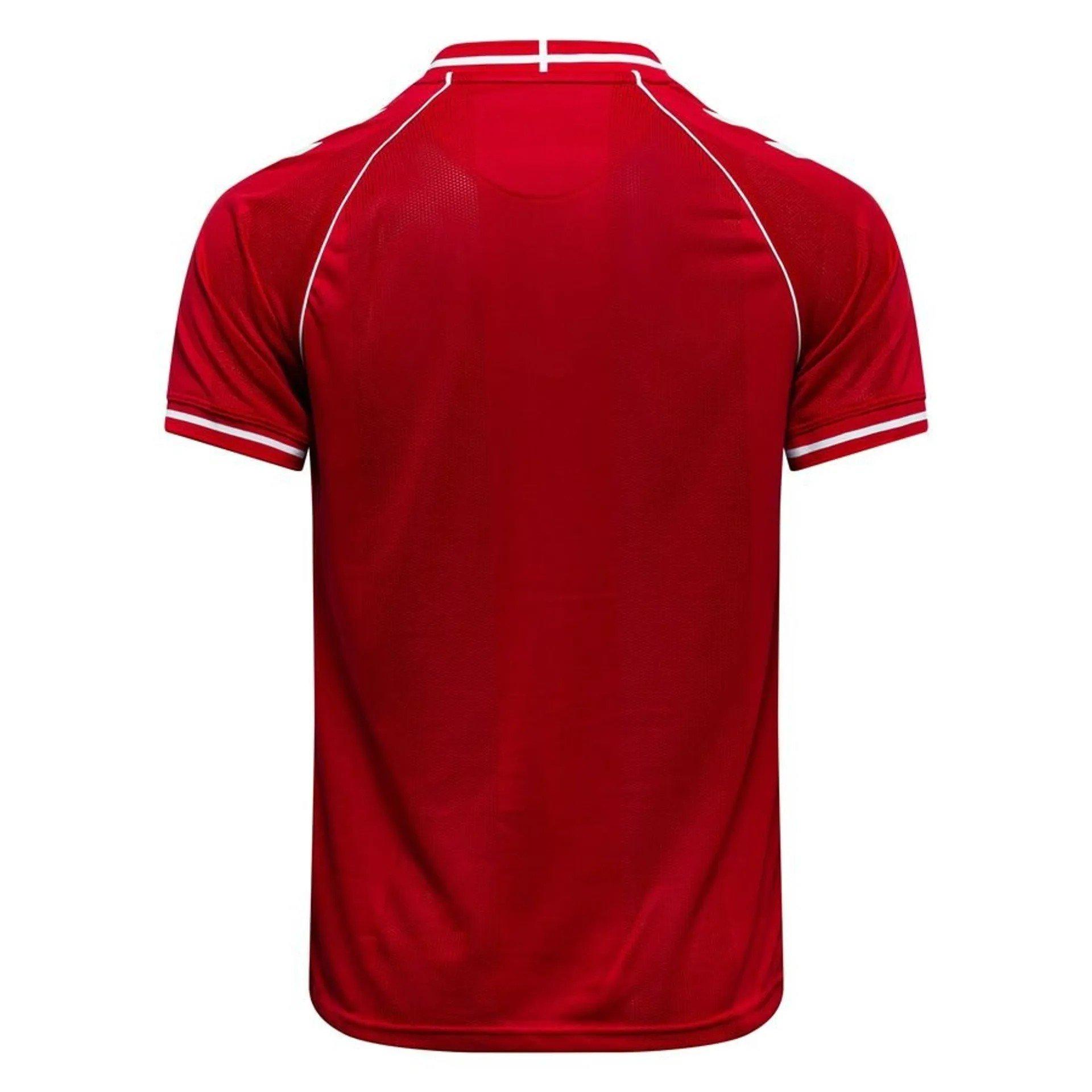 Rot/Weiß - Hummel - Kids Denmark International Football Shirt - 2
