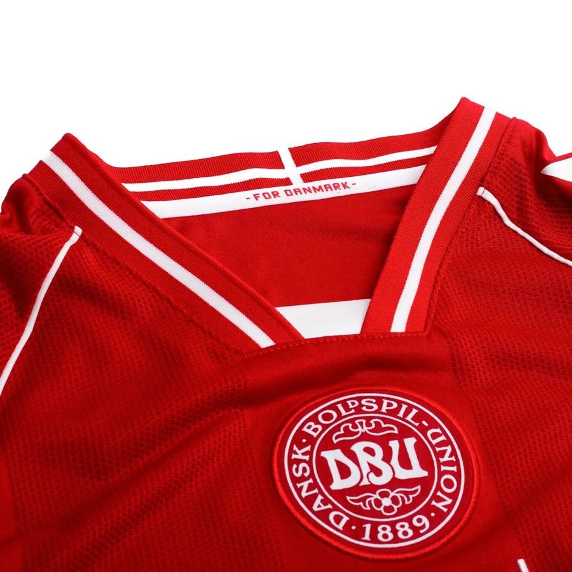 Rot/Weiß - Hummel - Kids Denmark International Football Shirt - 3
