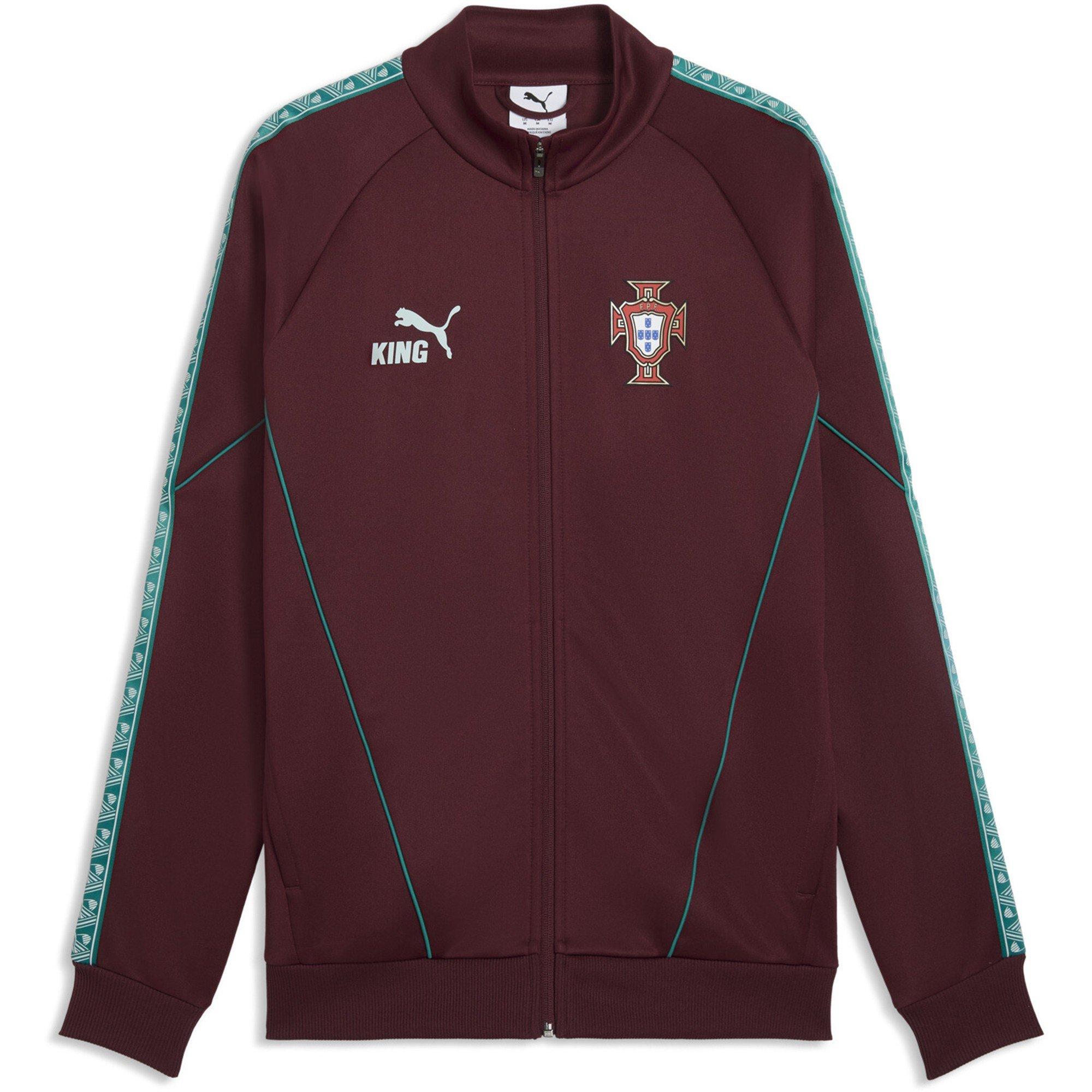 Puma Men's Portugal Tracksuit Top World Cup 2026 - Red/Green - XL