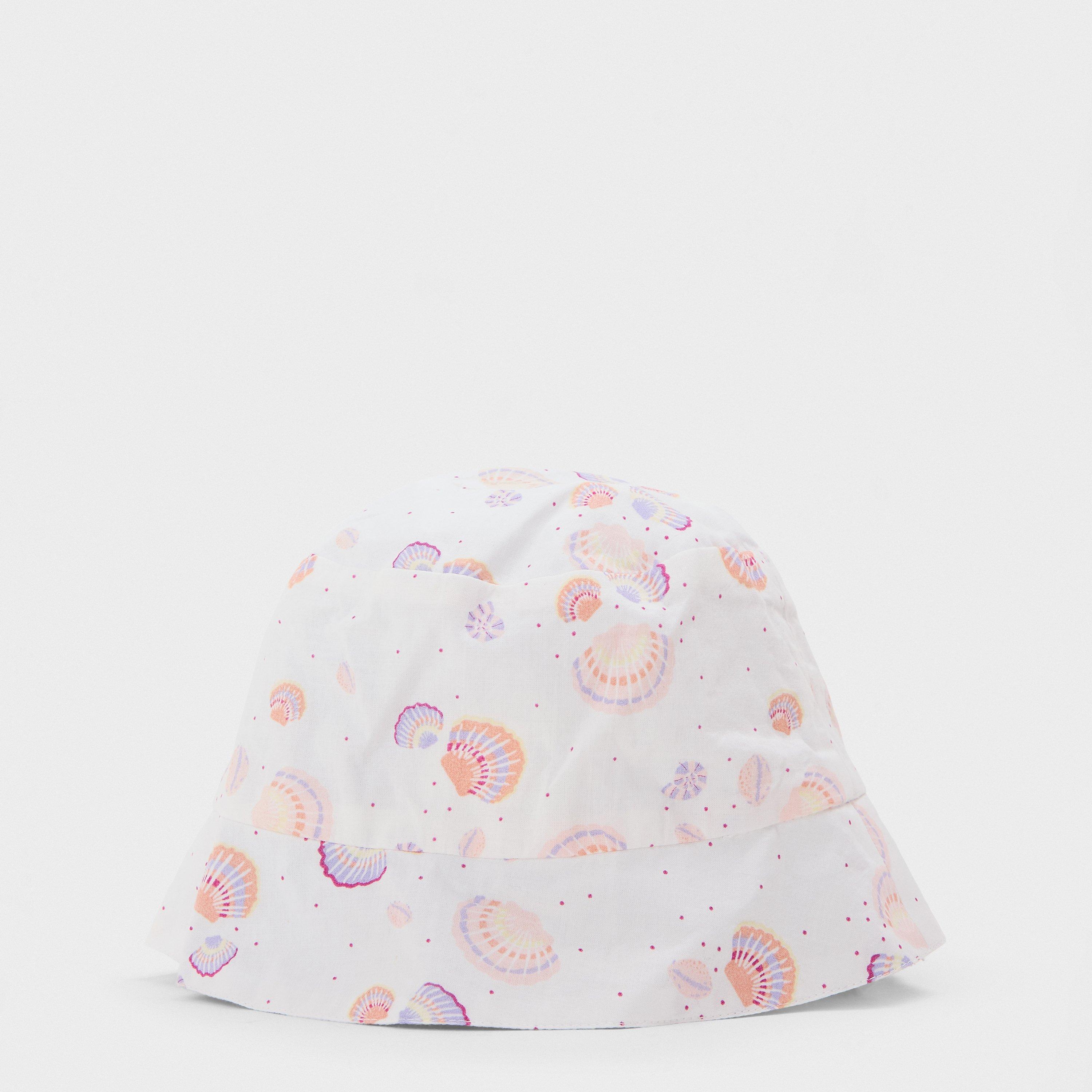 Carrement Beau  Infant Kids' Bucket Hat - White - 9M