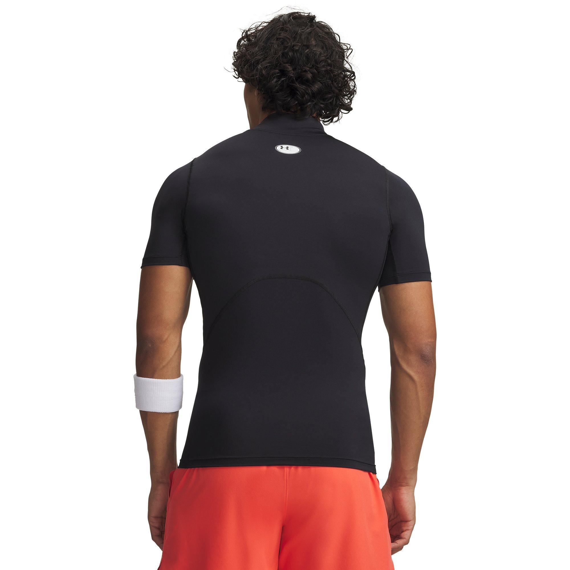 Black/White - Under Armour - Competition Mock Neck Licensed Baselayer Top - 4
