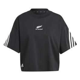 adidas All Blacks 3-Stripe Tee Womens