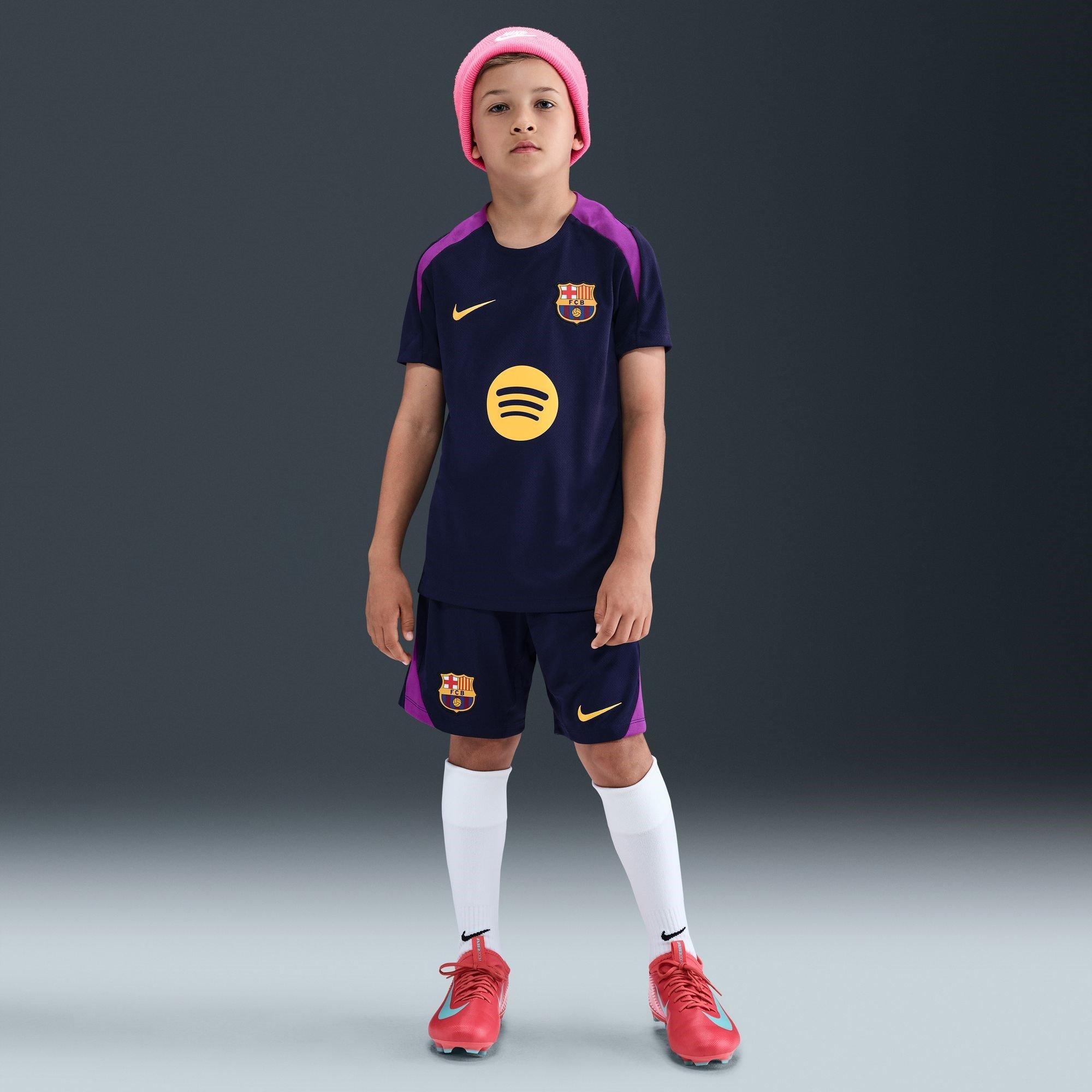 Paars/Goud - Nike - Barcelona Strike Drill Top Juniors - 7