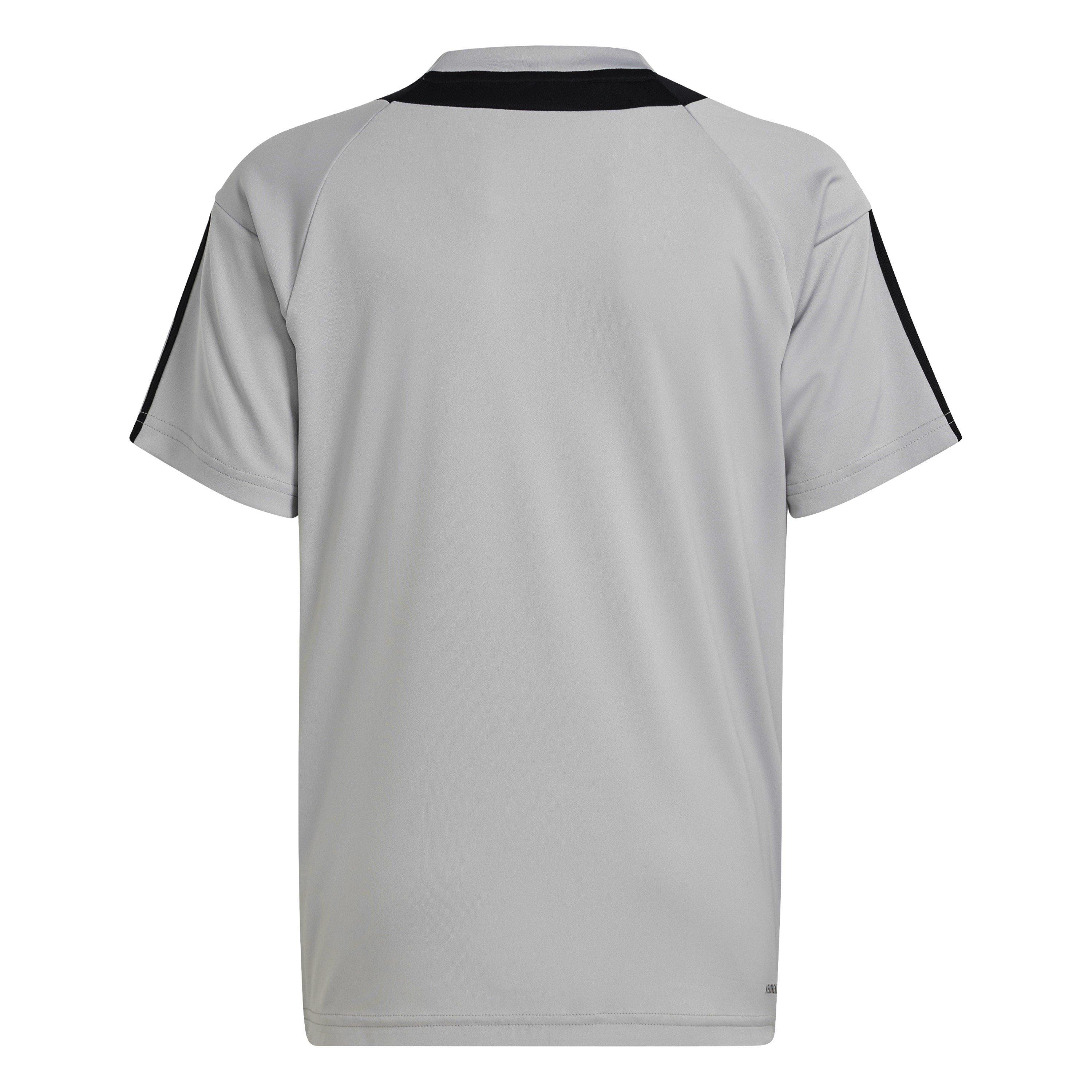 Grey Two/Black - adidas - Sereno Aeroready Juniors T Shirt - 2