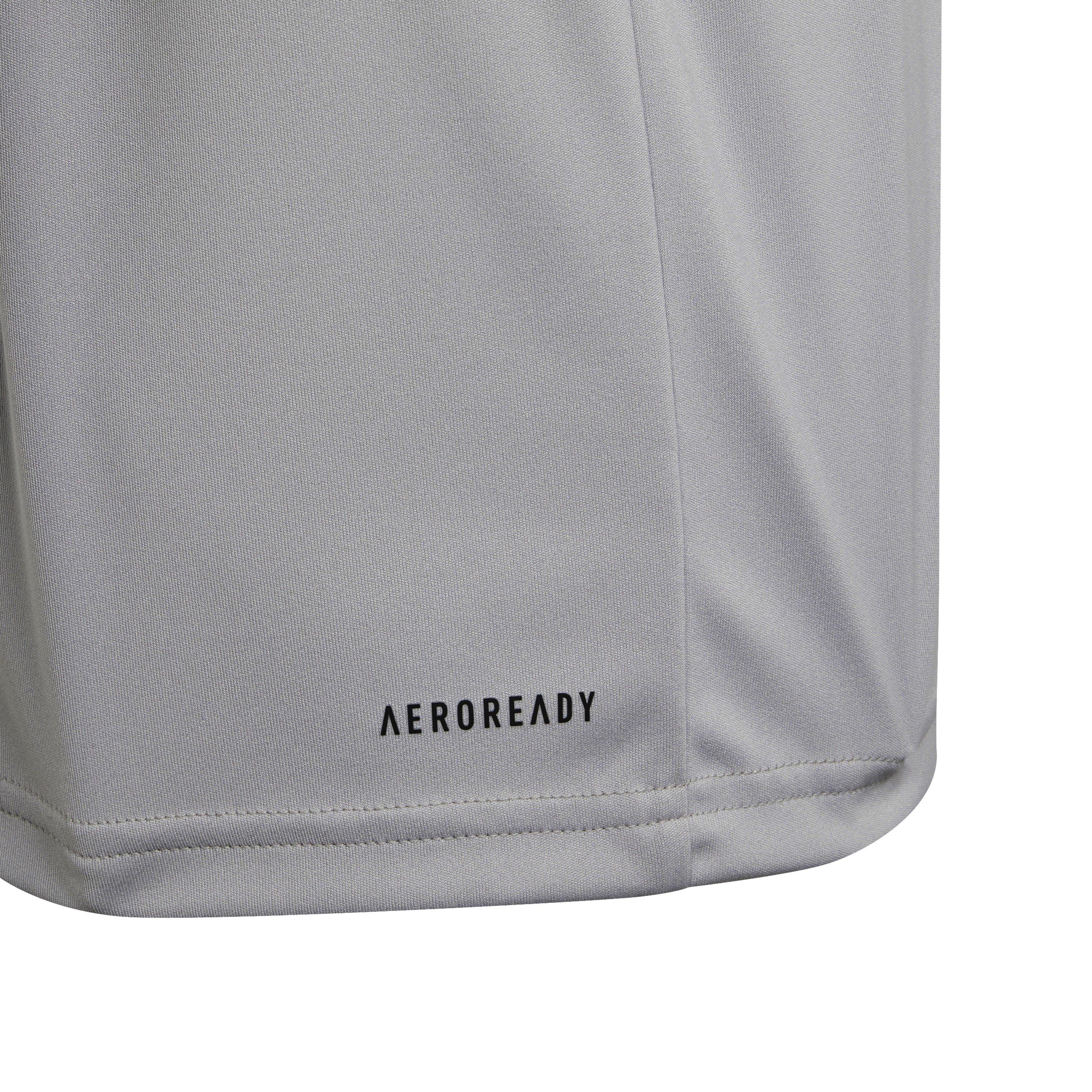 Grey Two/Black - adidas - Sereno Aeroready Juniors T Shirt - 5