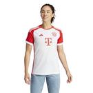 Blanc/Rouge - adidas parka - FC Bayern 2023 2024 Home Jersey Womens - 3