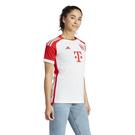 Blanc/Rouge - adidas parka - FC Bayern 2023 2024 Home Jersey Womens - 5