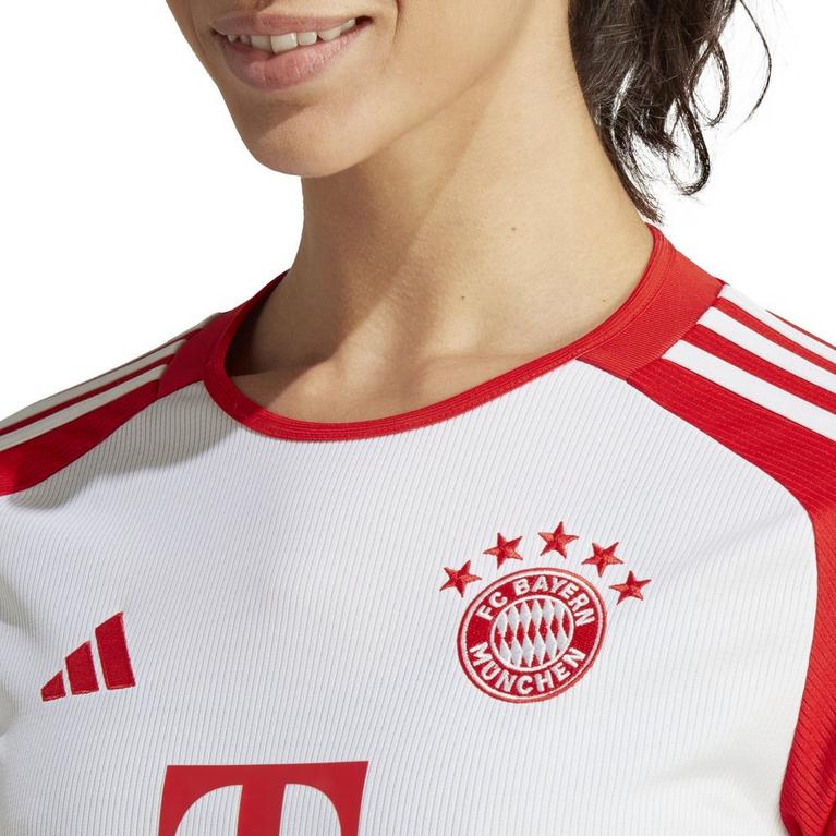 Blanc/Rouge - adidas parka - FC Bayern 2023 2024 Home Jersey Womens - 6