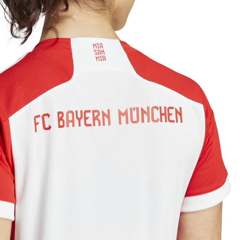 Blanc/Rouge - adidas parka - FC Bayern 2023 2024 Home Jersey Womens - 7