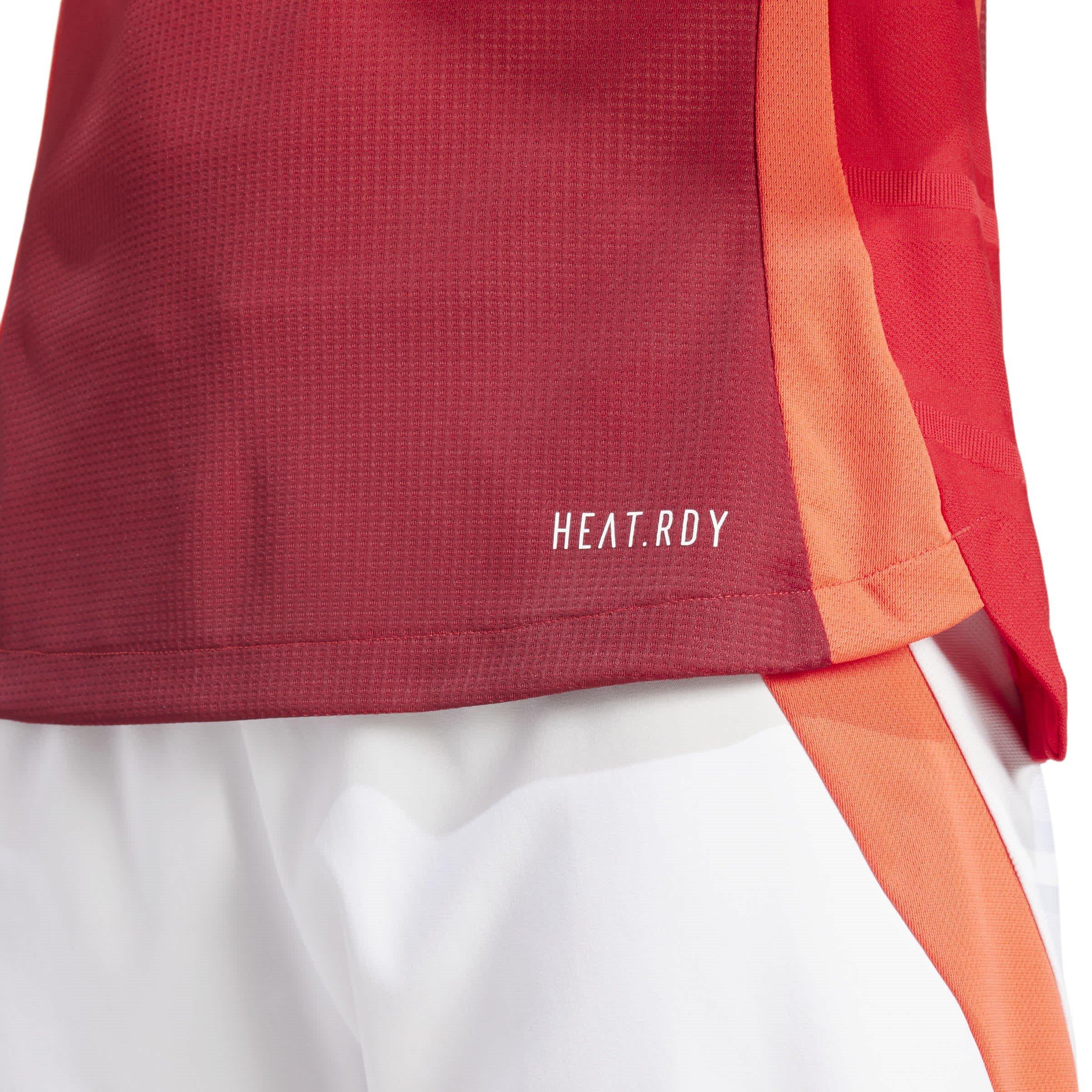 Mufc Red - adidas - Manchester United Authentic Home Shirt 2024 2025 Womens - 5