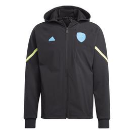 adidas Arsenal FC Designed For Game Day Full Zip Hoodie Adults