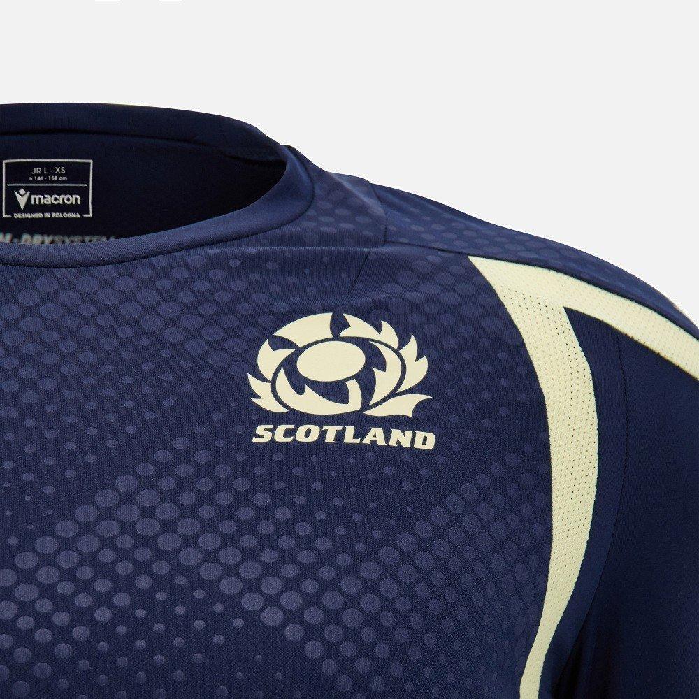 Navy - Macron - Macron SRU Poly Tee Jn64 - 3