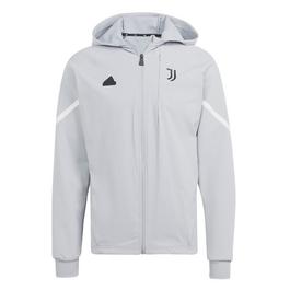 adidas Juventus Designed for Gameday Full Zip Hoodie Adults