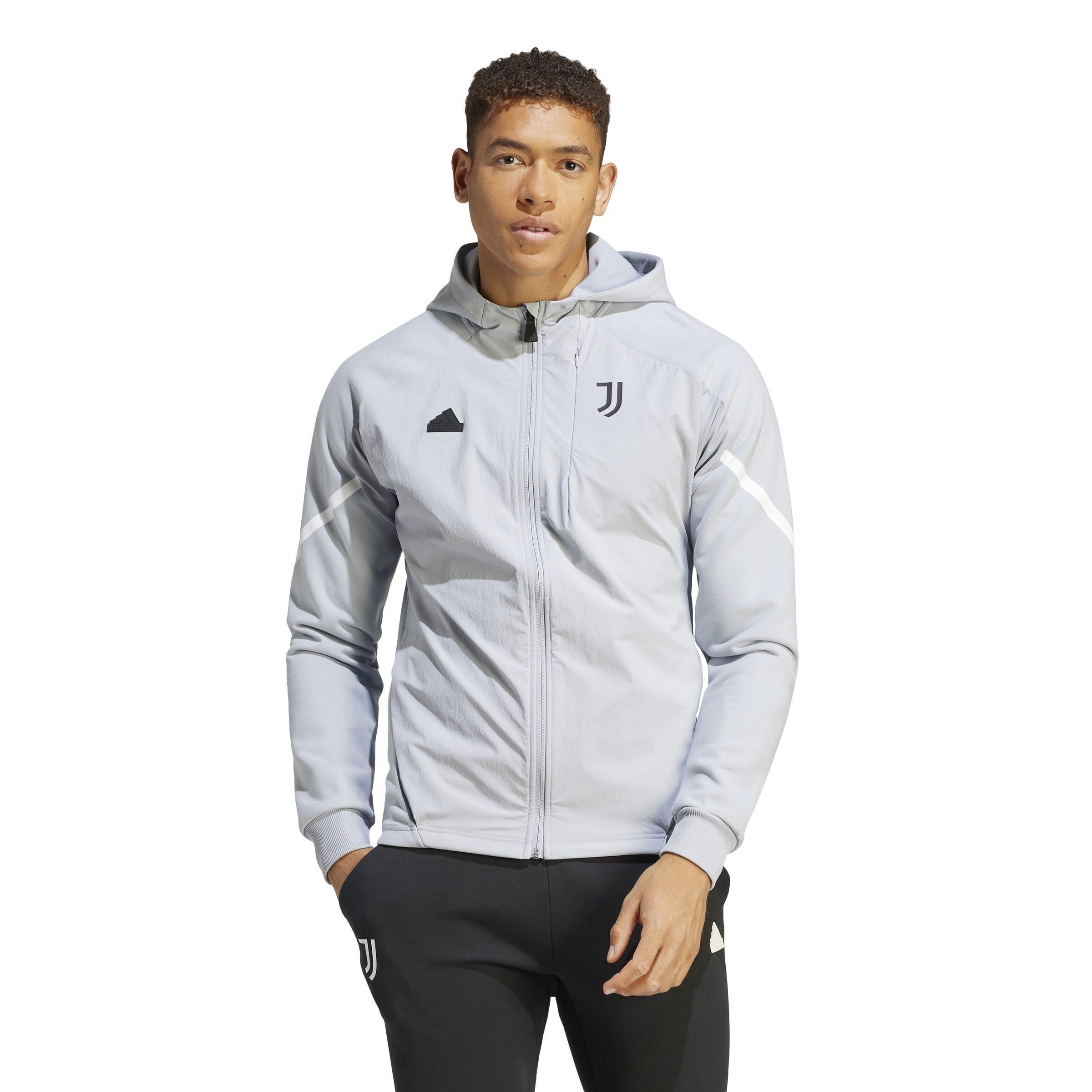 Halo Silber - adidas - Juventus Designed for Gameday Full-Zip Hoodie Adults - 2