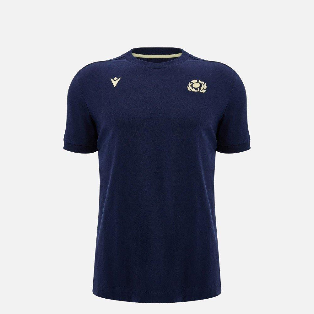 Azul marino - Macron - Macron SRU Cot Tee Jn64 - 1