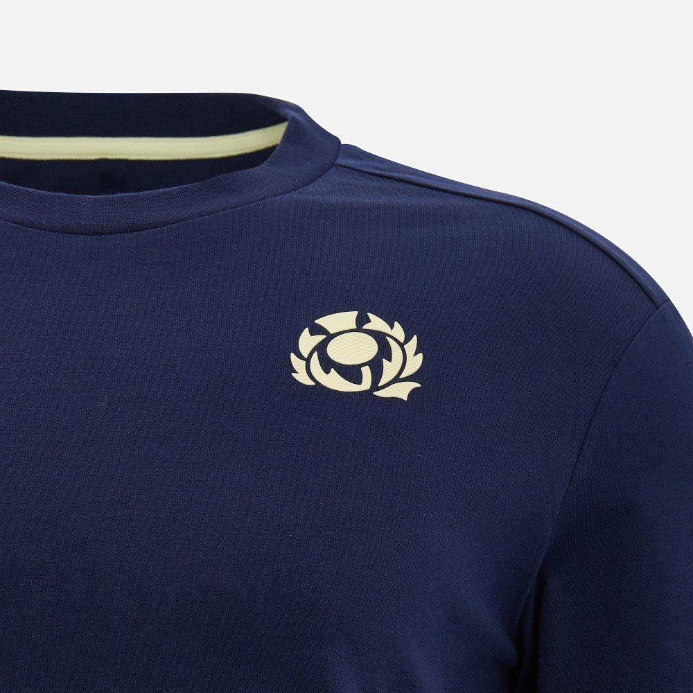 Azul marino - Macron - Macron SRU Cot Tee Jn64 - 3