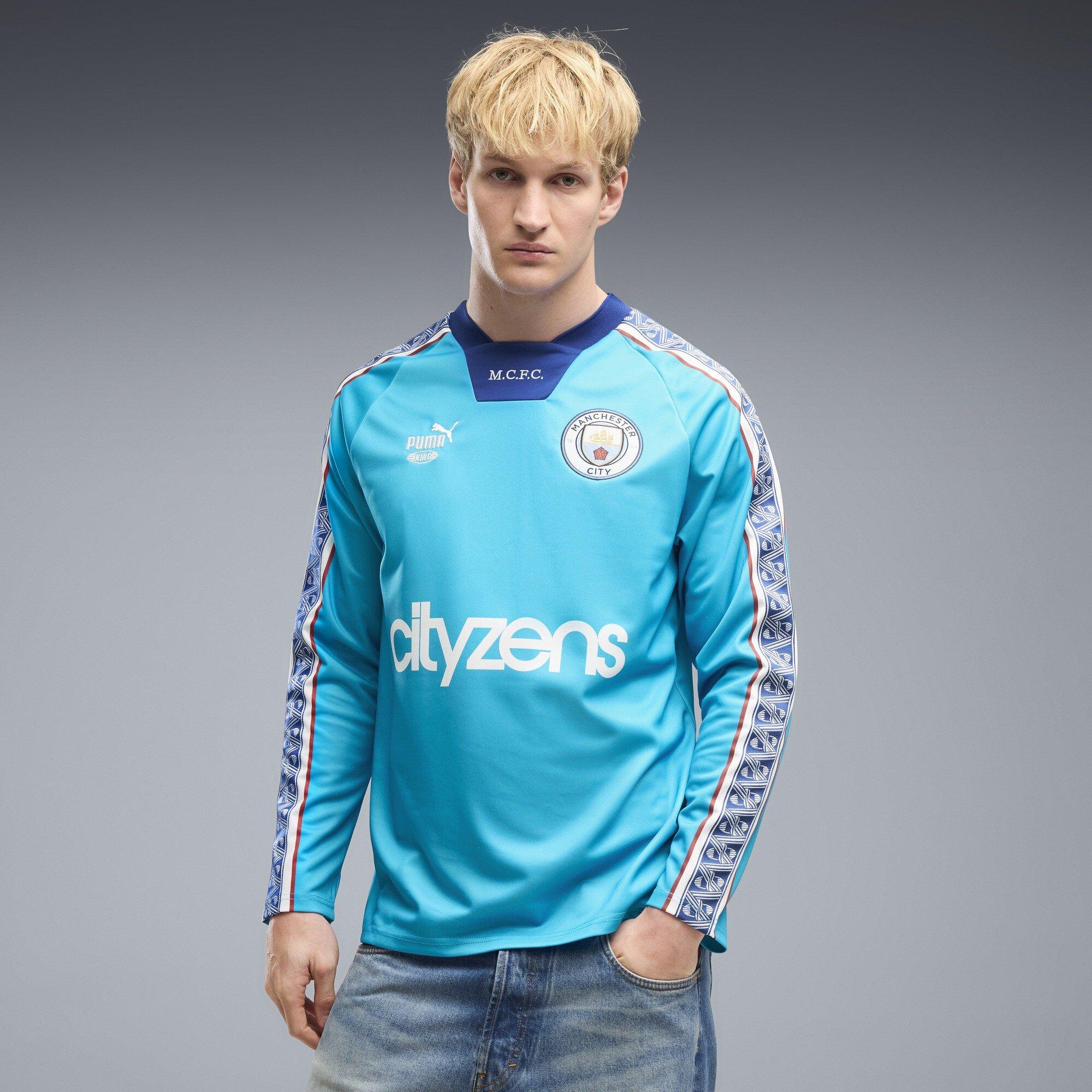 Bleu/Blanc - Puma - Manchester City King Jersey Mens - 3