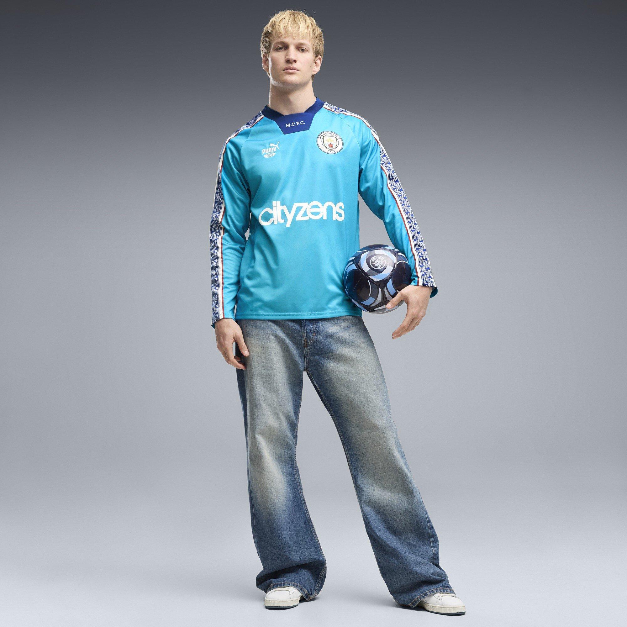 Bleu/Blanc - Puma - Manchester City King Jersey Mens - 5