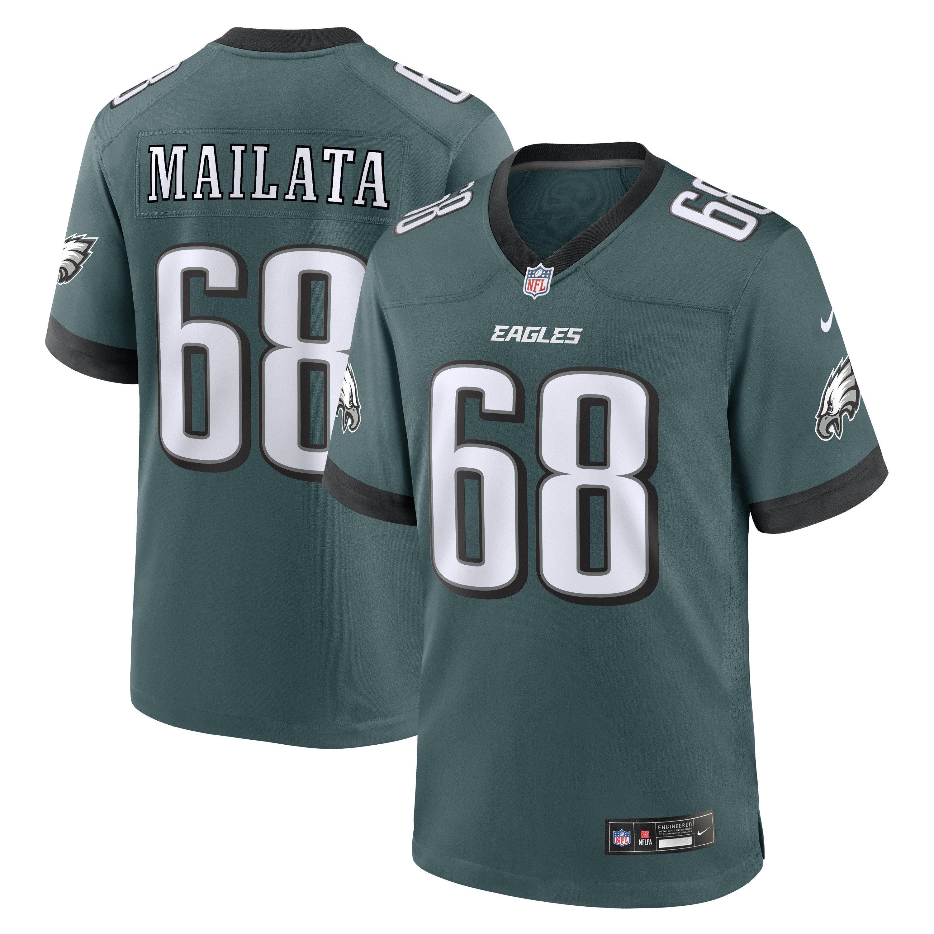Eagles JM - Nike - Men's NFL Short-Sleeve Dri-FIT V-Neck American Football Jersey - 5