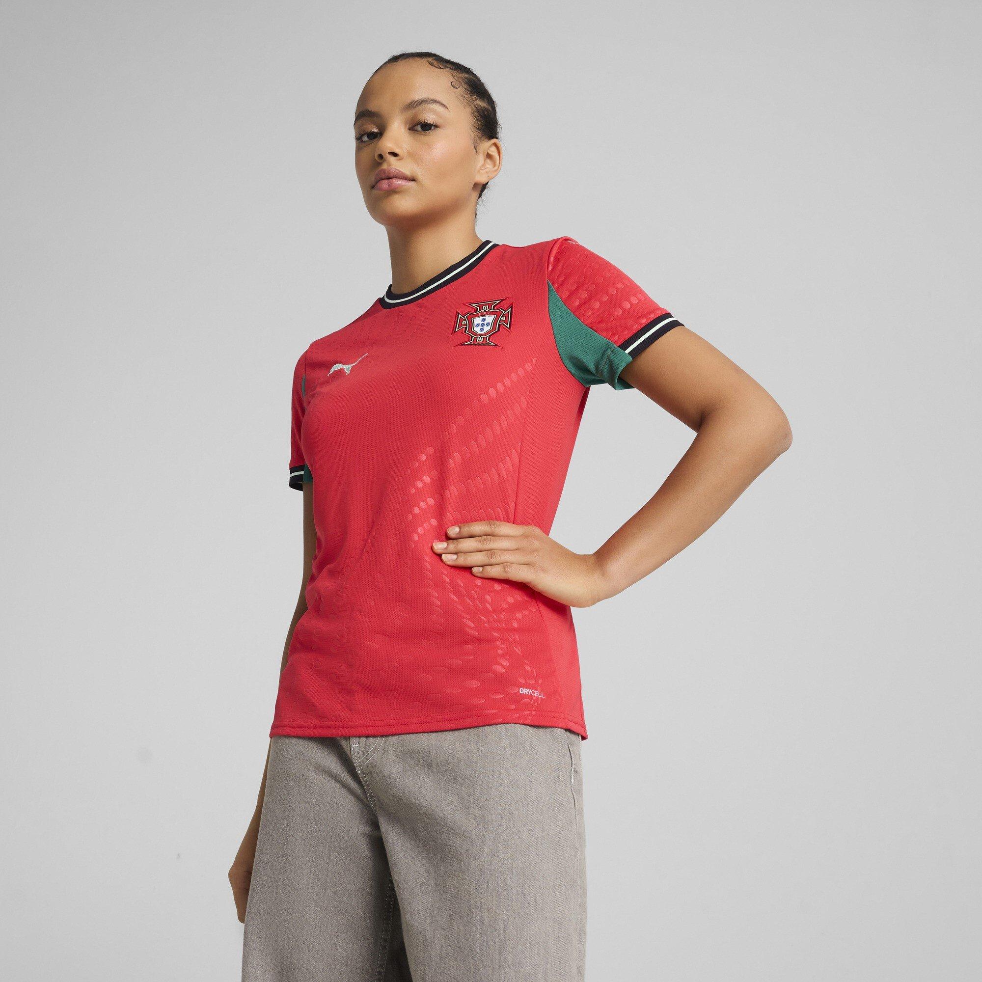 Rood/Amandel - Puma - Portugal Home Shirt 2025 Womens - 2