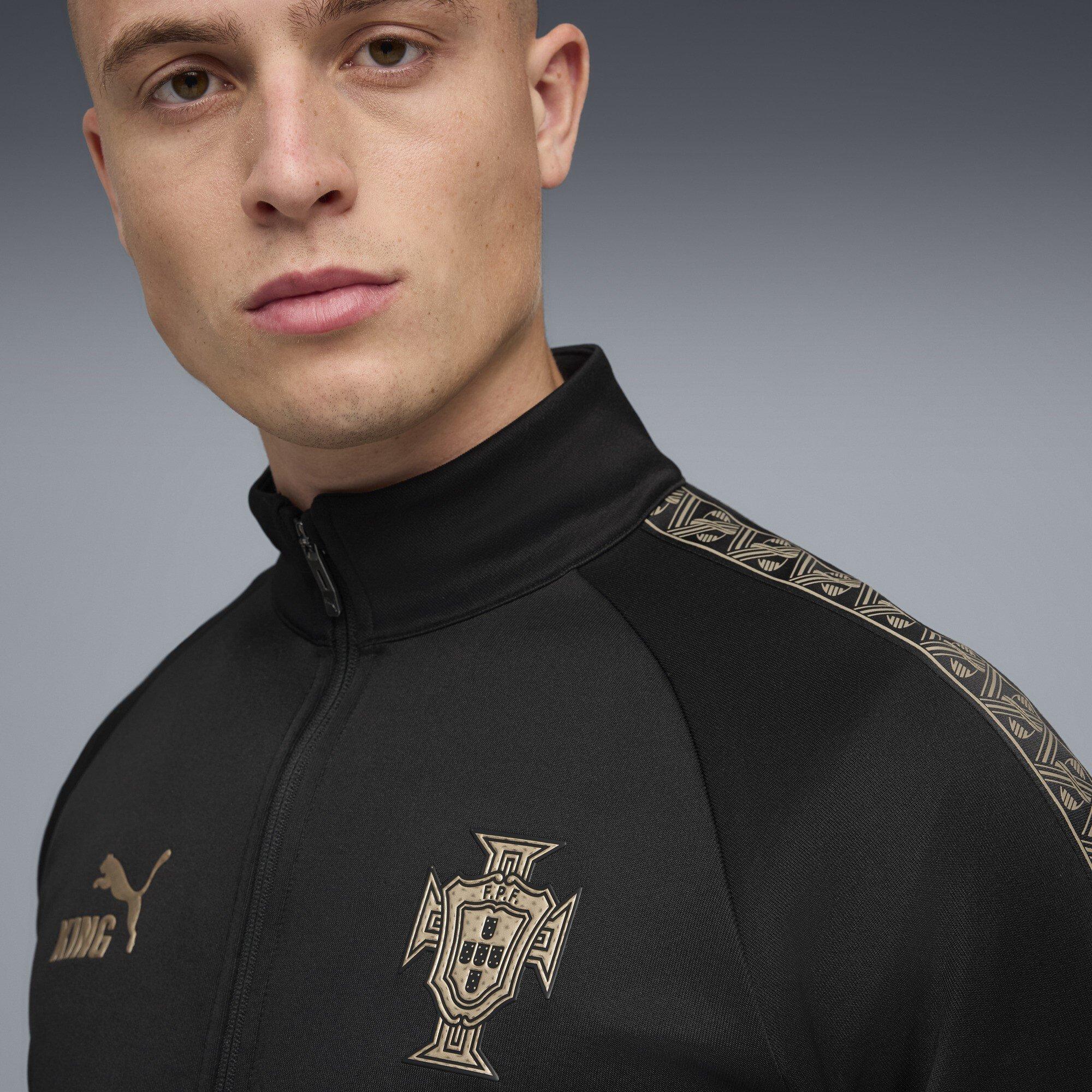 Zwart - Puma - Portugal Eusebio Jacket 2025 Mens - 4