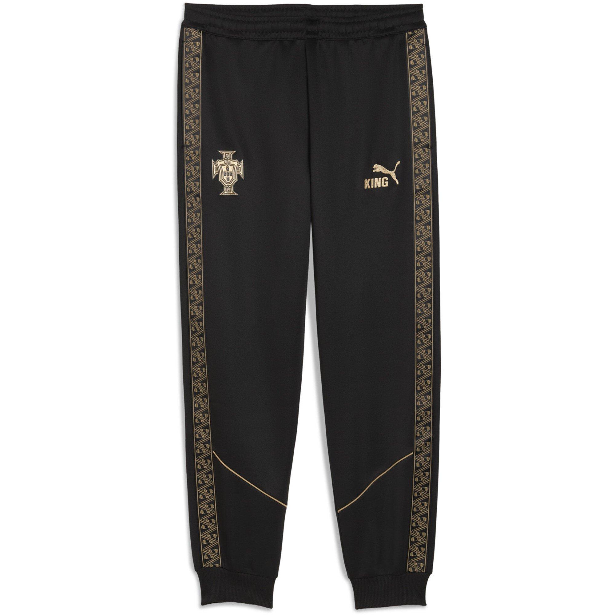 Puma Men's Portugal Eusebio 2025 Tracksuit Bottoms - Black - 2XL