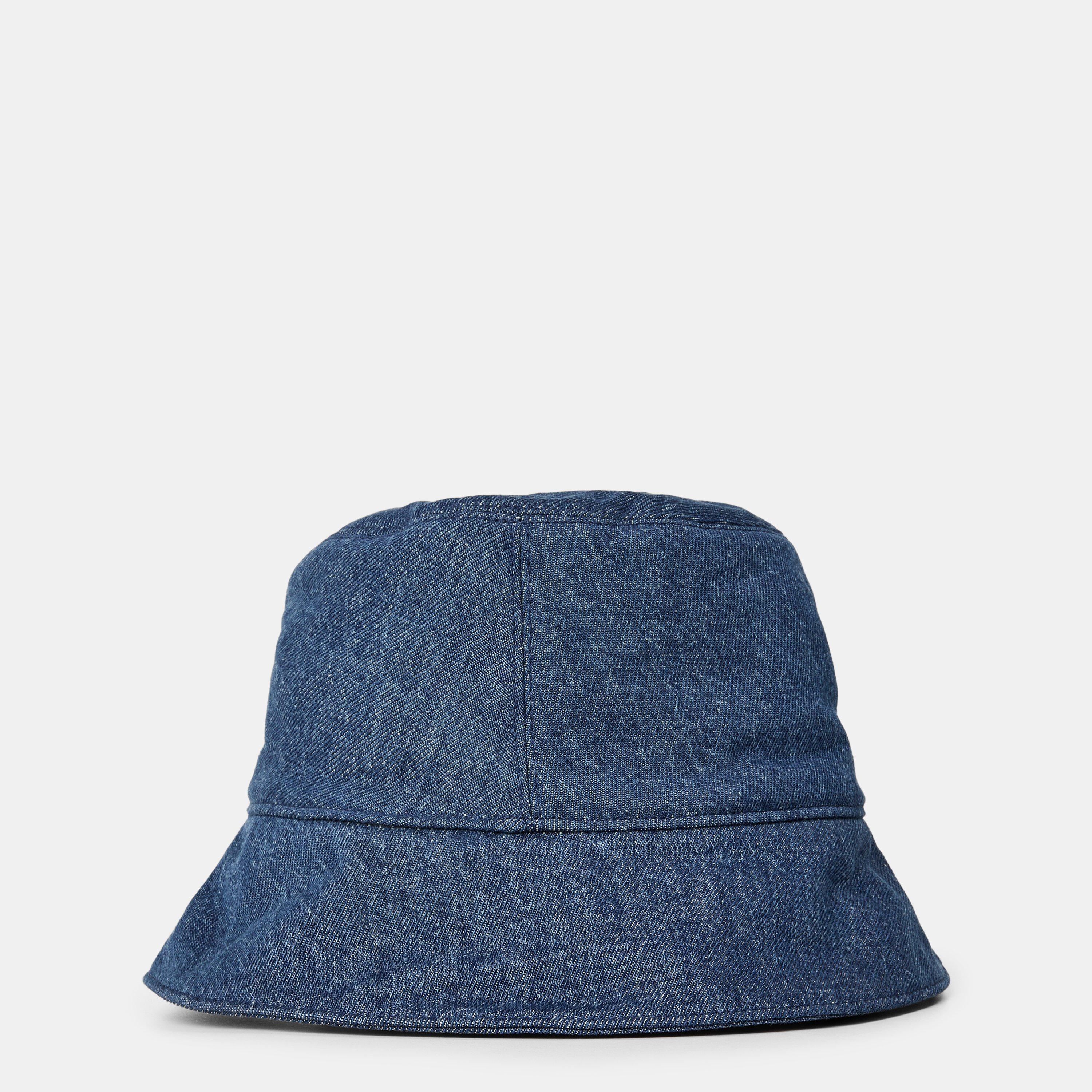 Mid Blue - Off White - Women's Bucket Hat - 2