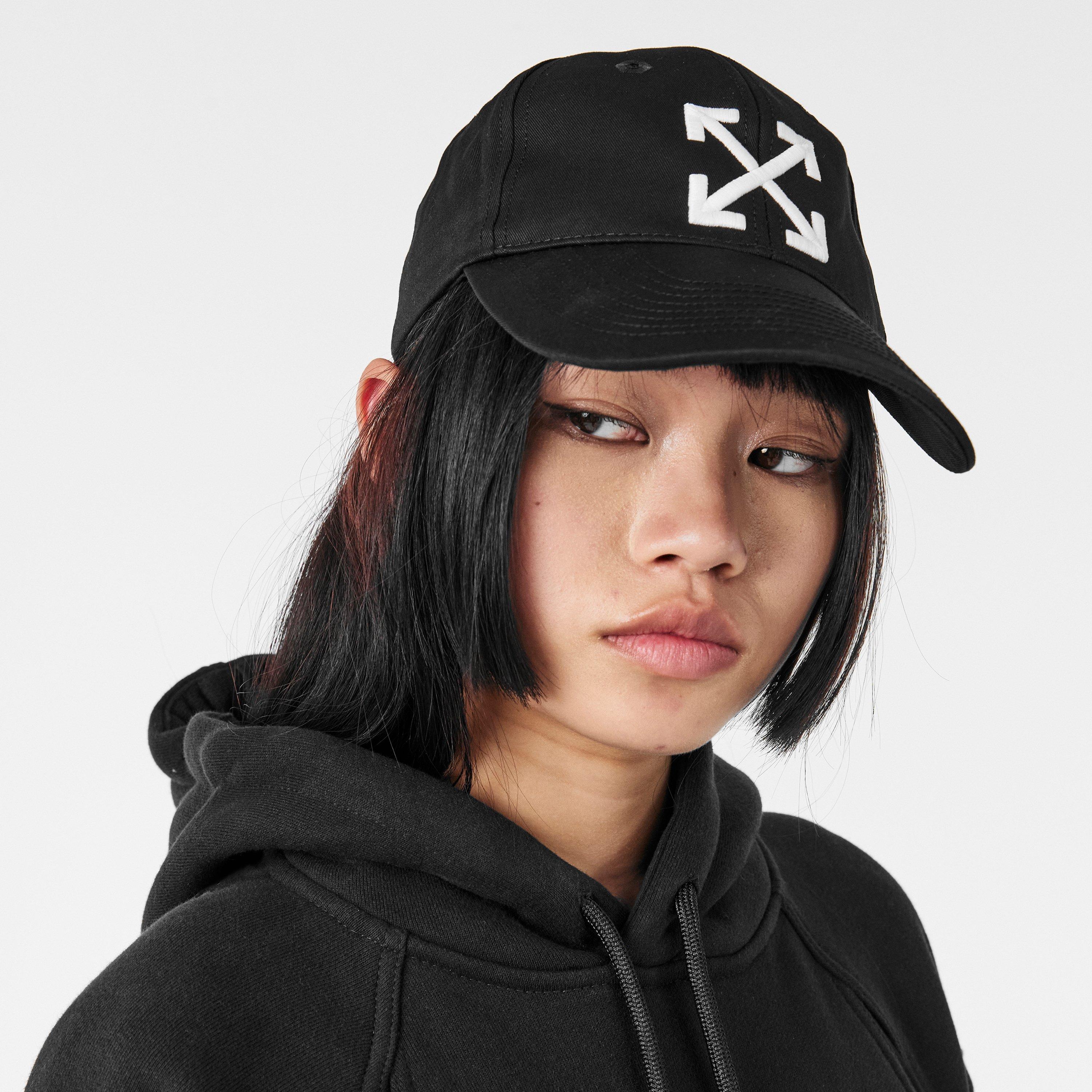 Black/White - Off White - Women's Baseball Cap - 3