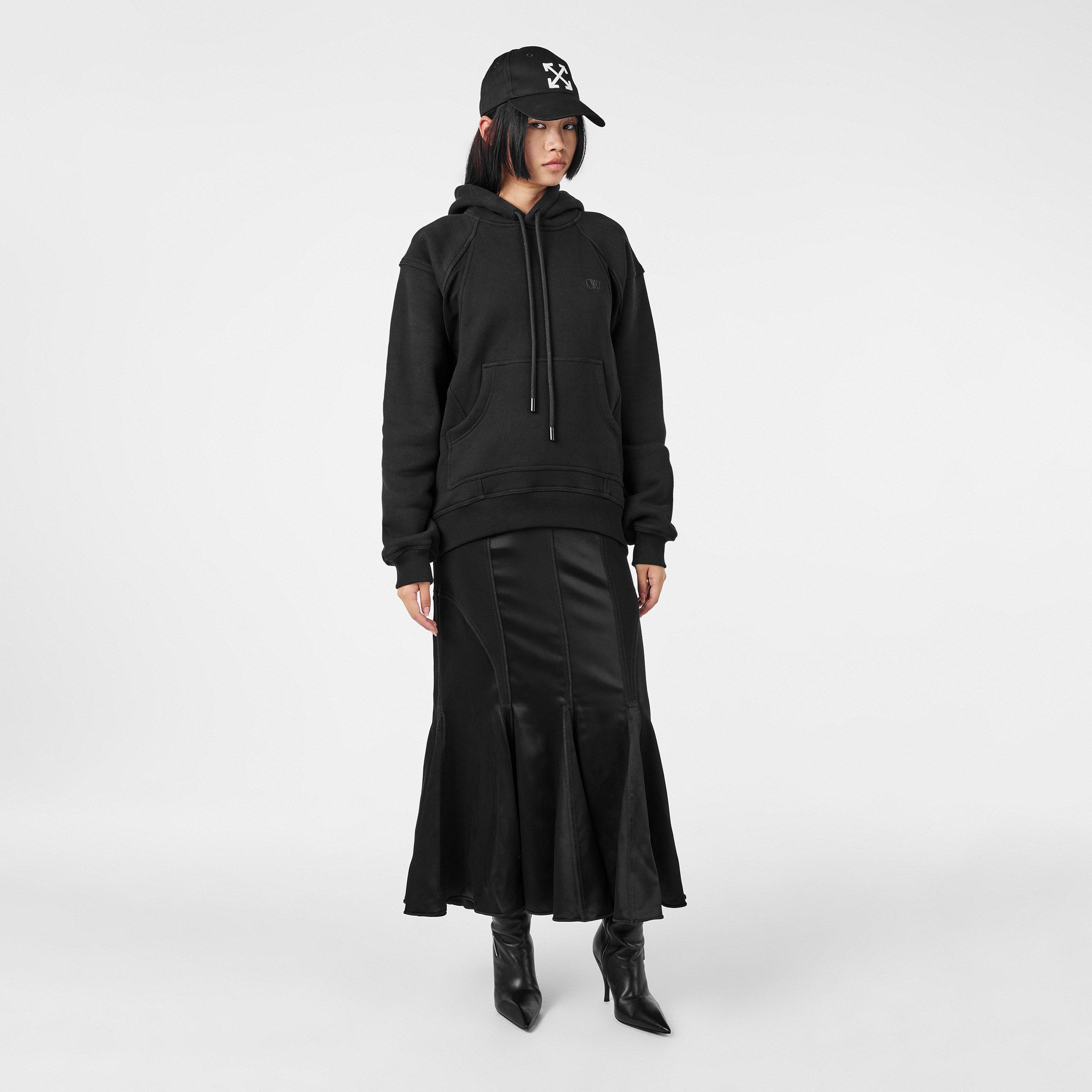 Black/White - Off White - Women's Baseball Cap - 5