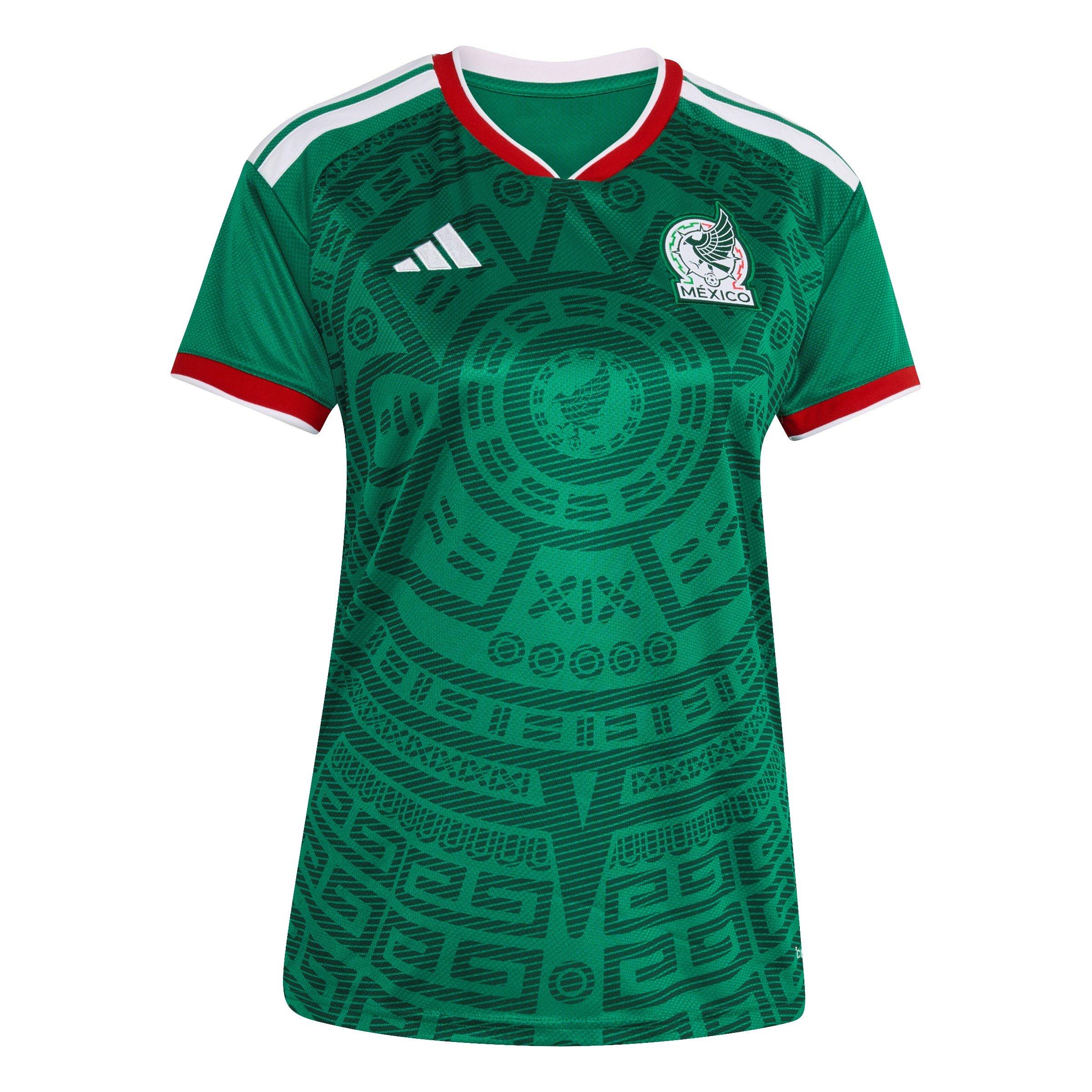 Green/White - adidas - Mexico Home Shirt World Cup 2026 Womens - 1