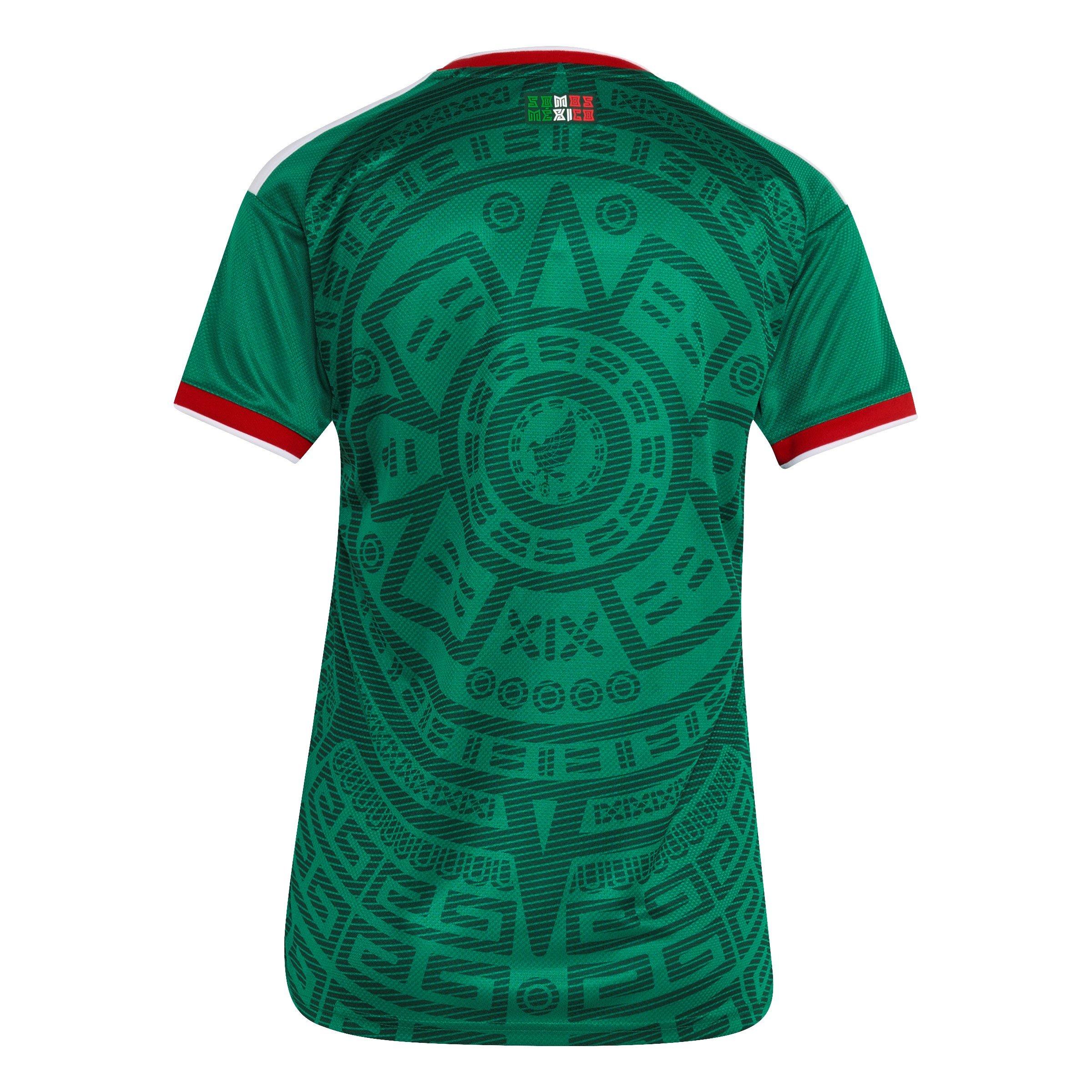 Green/White - adidas - Mexico Home Shirt World Cup 2026 Womens - 2